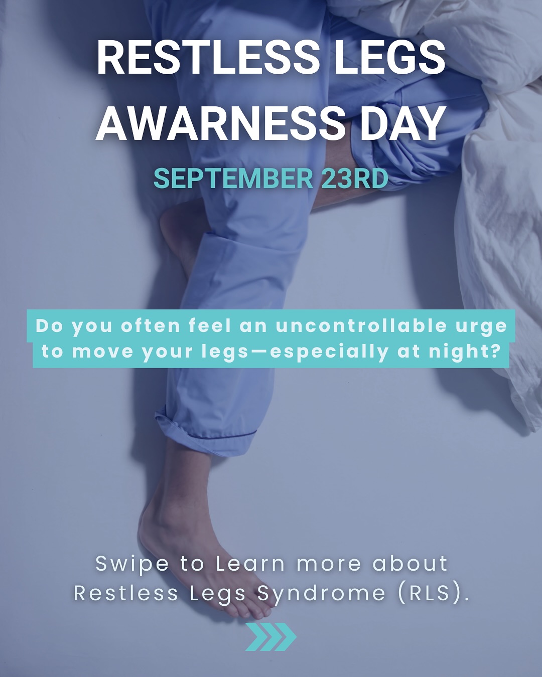🌙 September 23 is Restless Legs... - Momentum Medical | Facebook