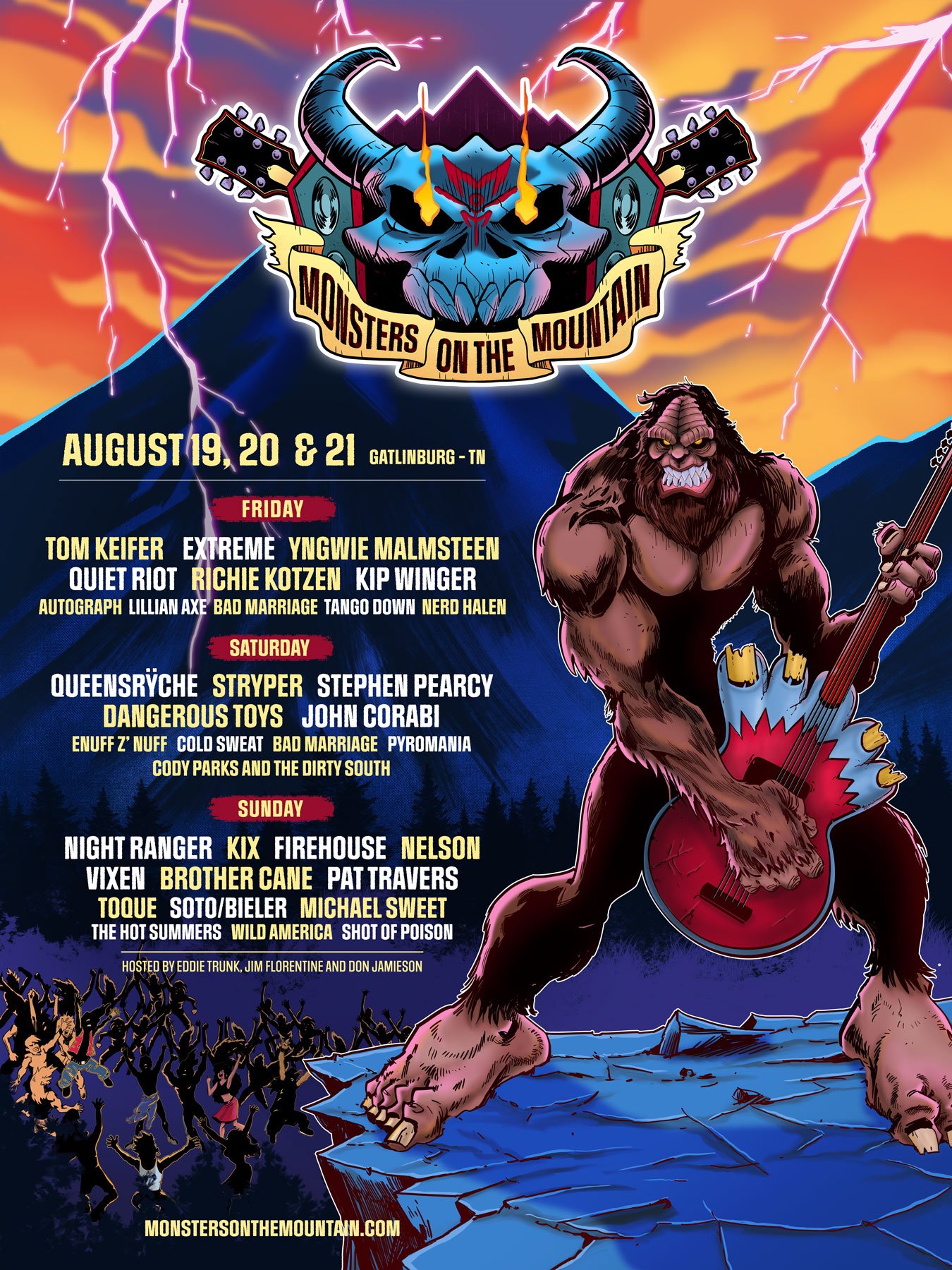 Uncle Chip and Enuff Z'Nuff are headed to Monsters On The Mountain