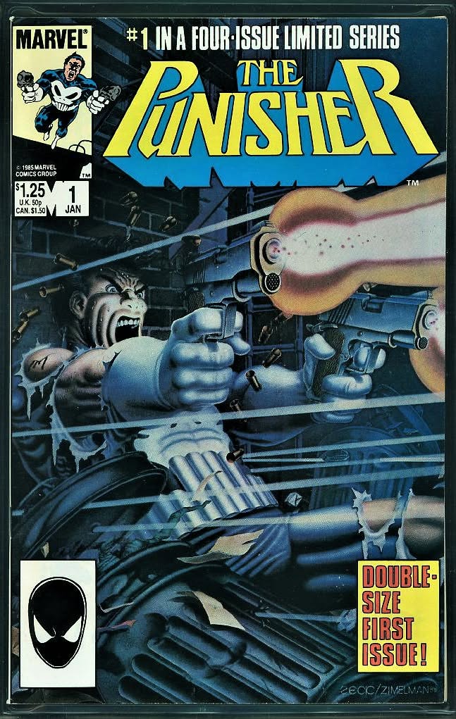 Classic Comic - Punisher #1 (1986) - Jigsaw appears. Punisher