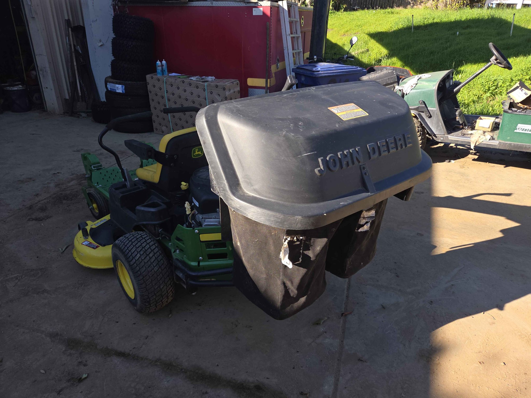 John deere z255 zero turn mower with bagger - Lawn Mowers - Fallbrook ...