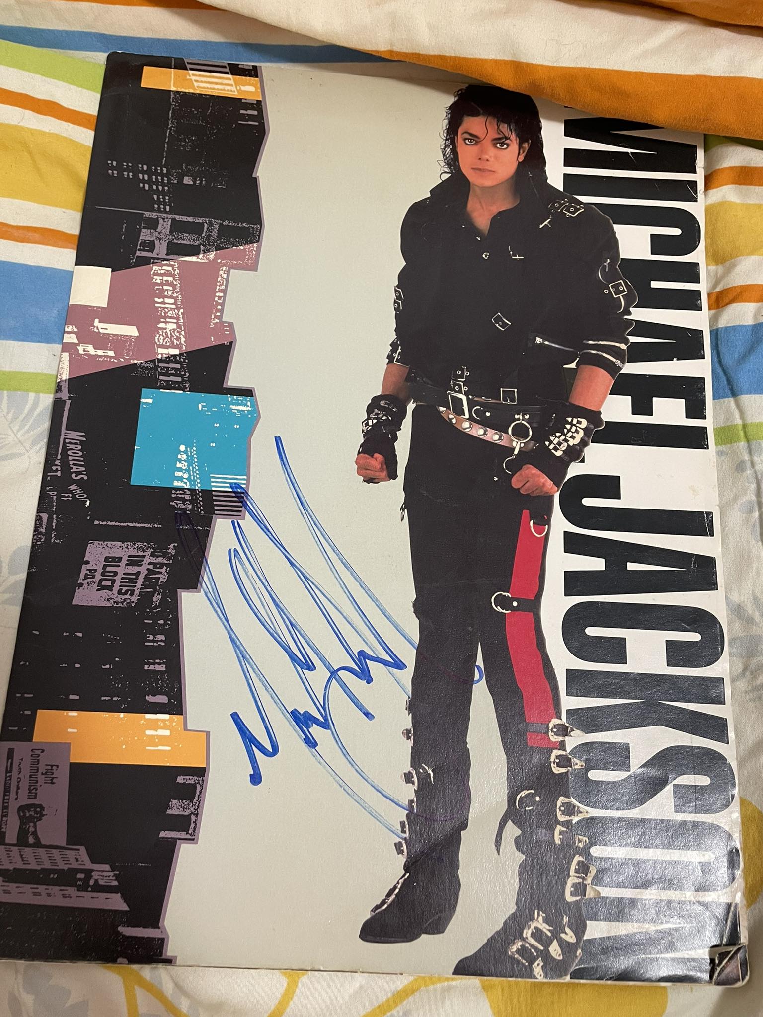 Authentic hand write of Michael Jackson and John Lennon 01/99