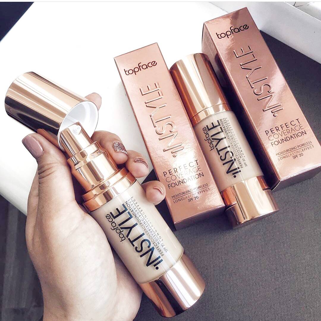 TopFace iNstyle perfect coverage foundation @ DUO Cosmetics