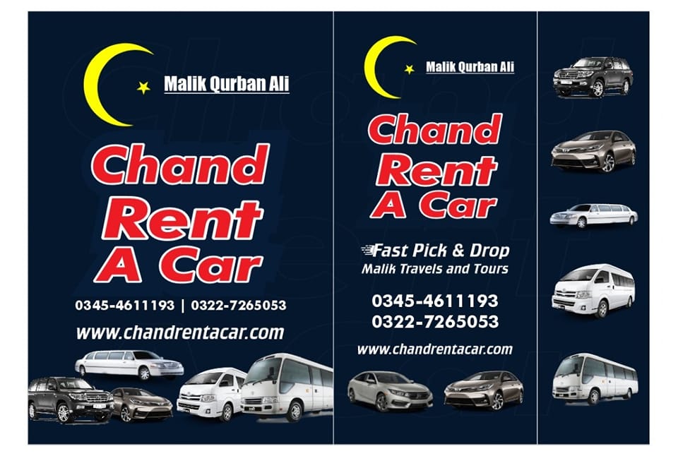 Chand Rent a Car | Lahore
