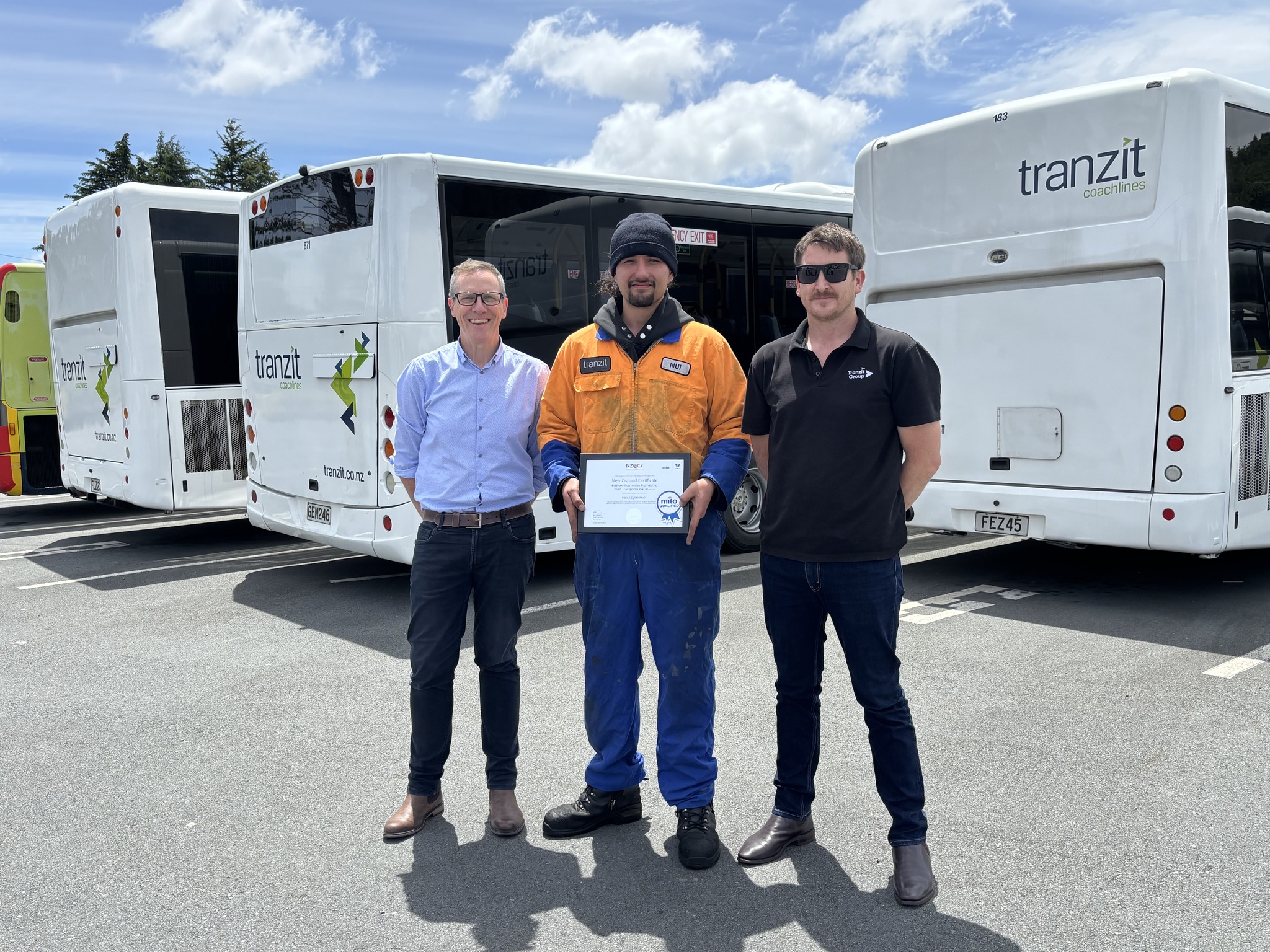 MITO - A very special congratulations to Iranui Hunt from Tranzit Group ...