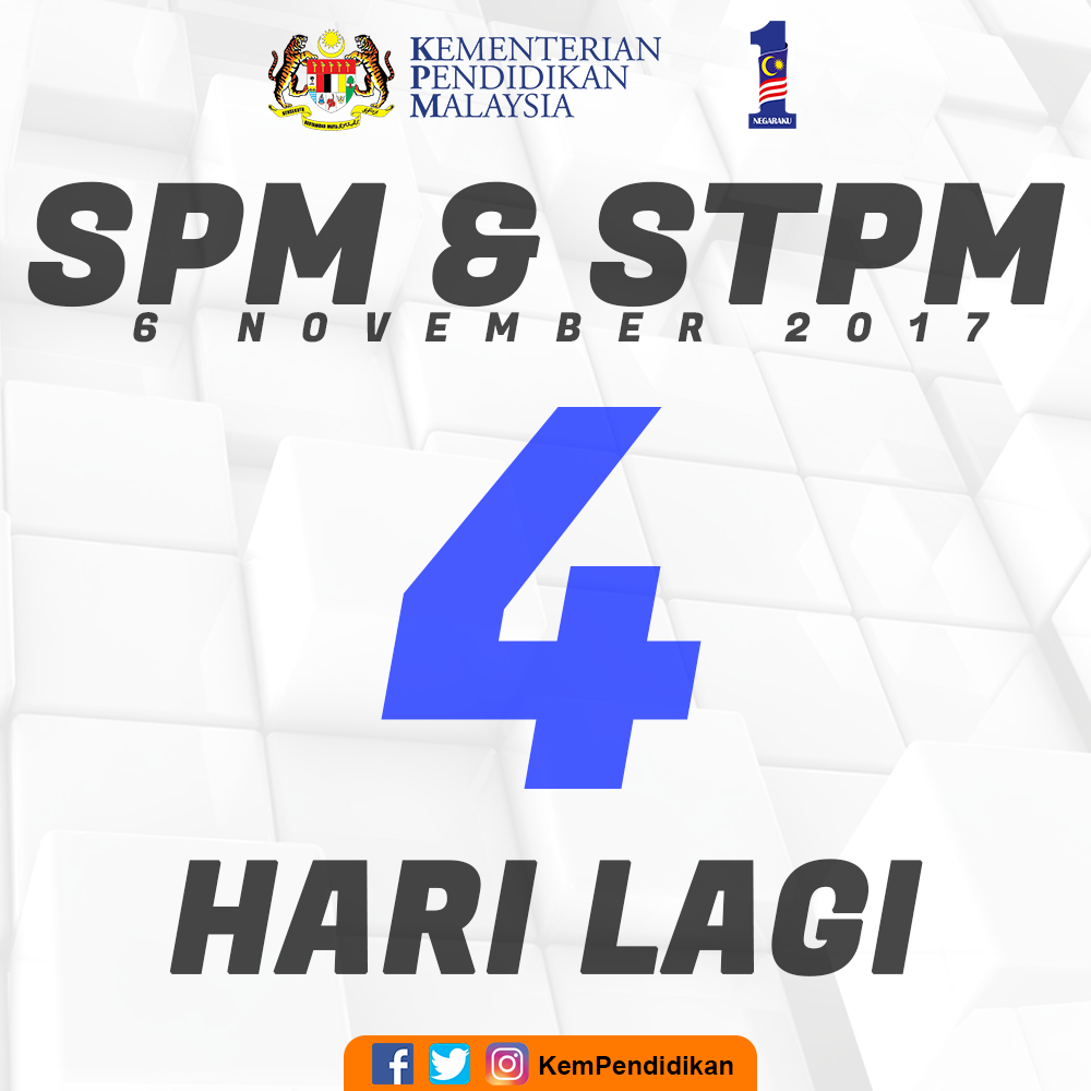 #Countdown_SPM_STPM 4... - Kementerian Pendidikan Malaysia