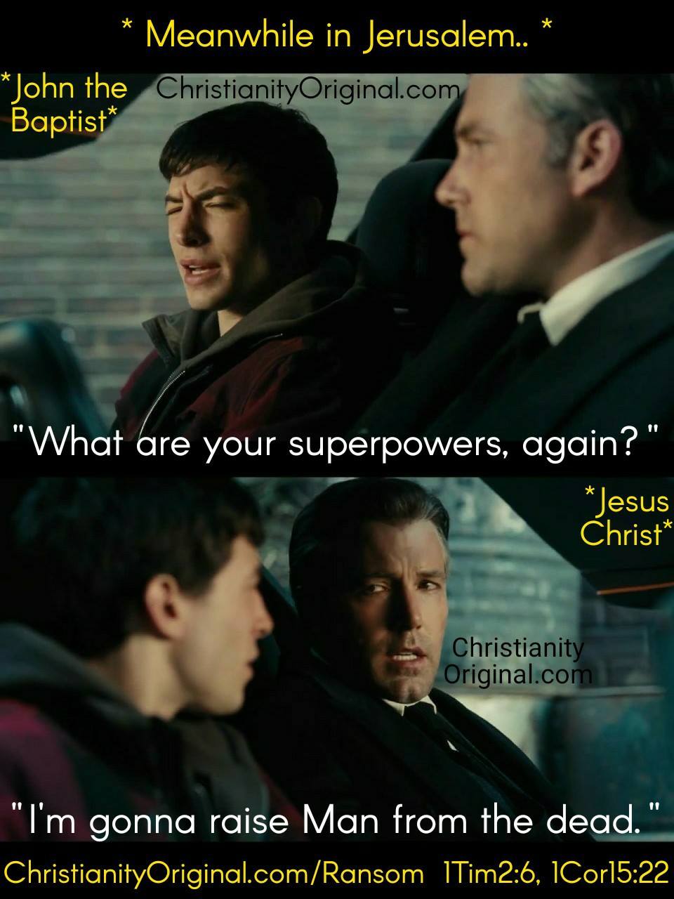 Christianity Original - #justiceleague #batman #flash Death is our ...