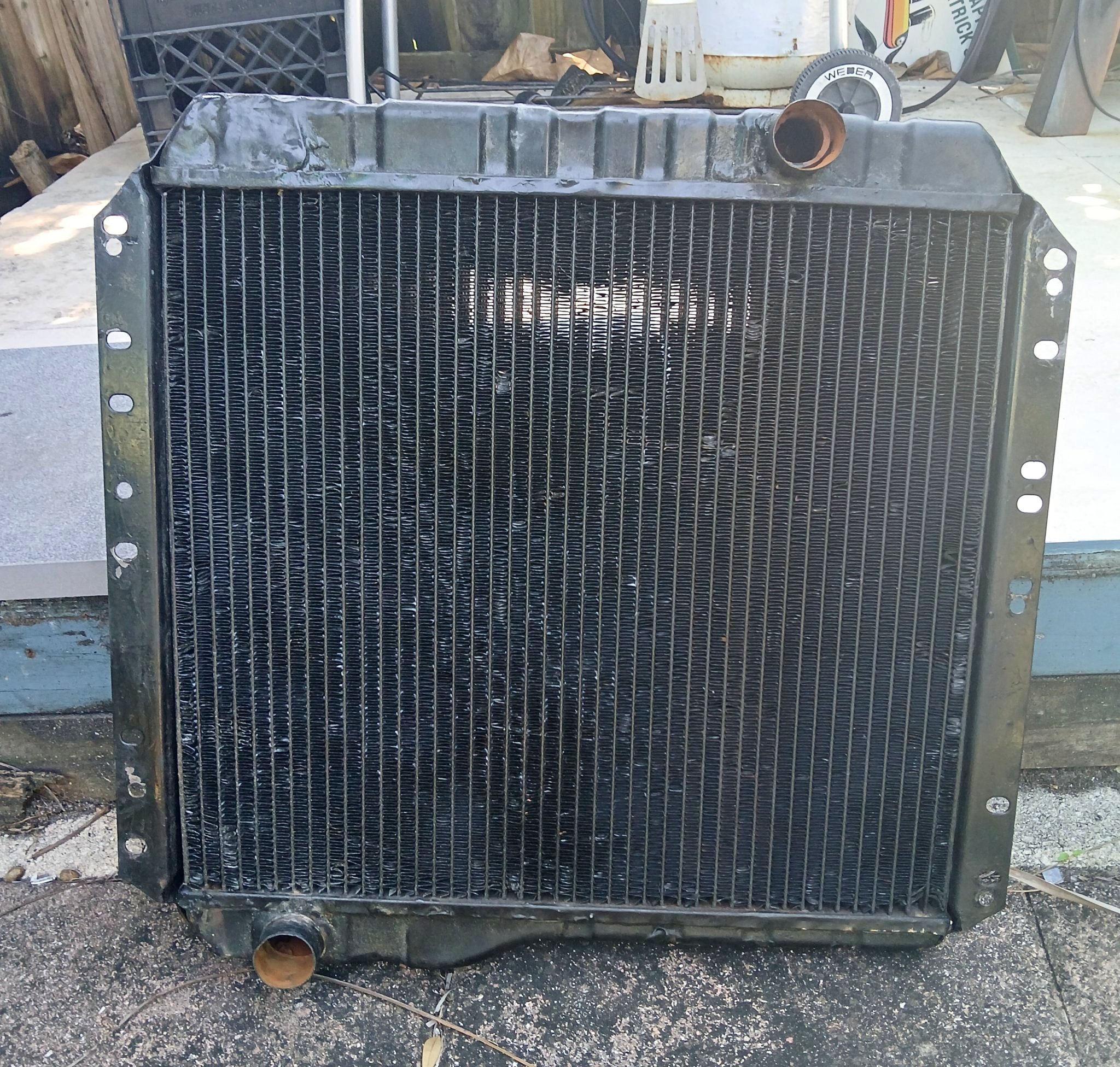 Rat Rod Copper Radiator - Car Exterior Parts - Delray Beach, Florida ...