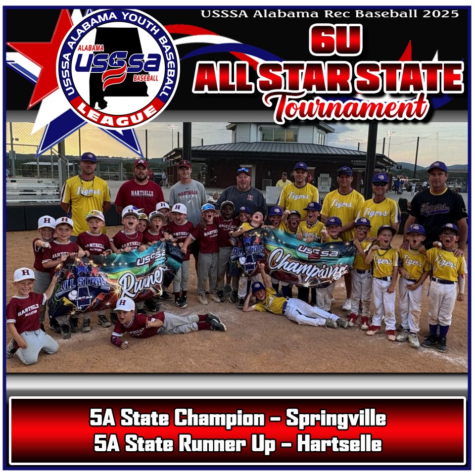 USSSA - USSSA REC BASEBALL 6U All Star State Tournament 5A State ...
