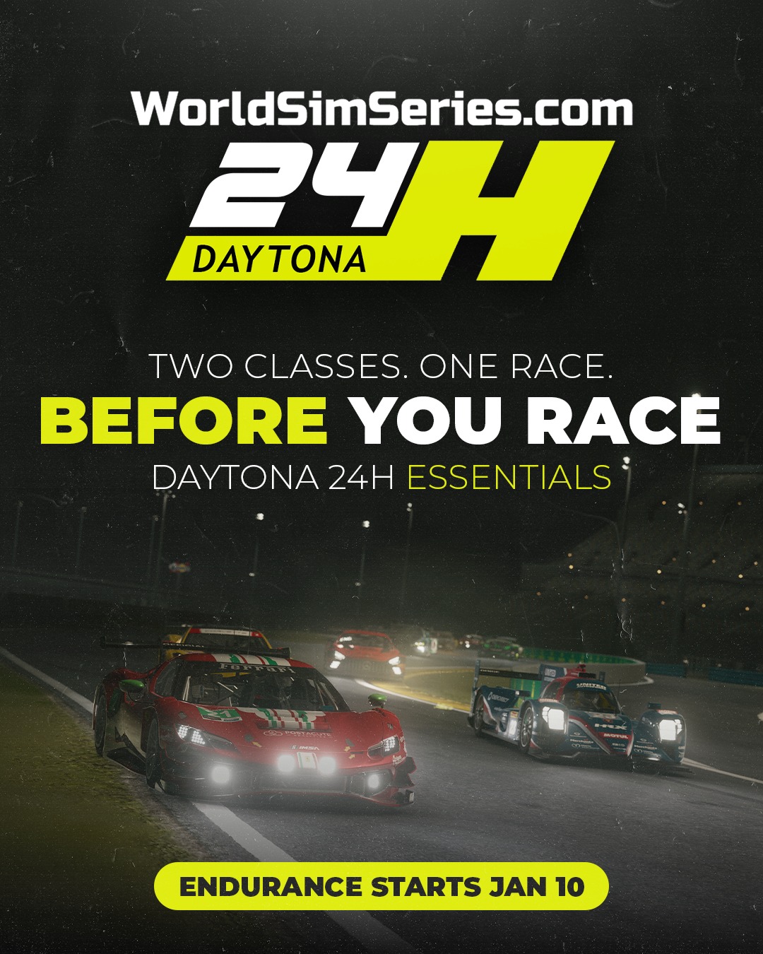🌍🏁 Daytona Never Sleeps — Are You... - WSS World Sim Series | Facebook