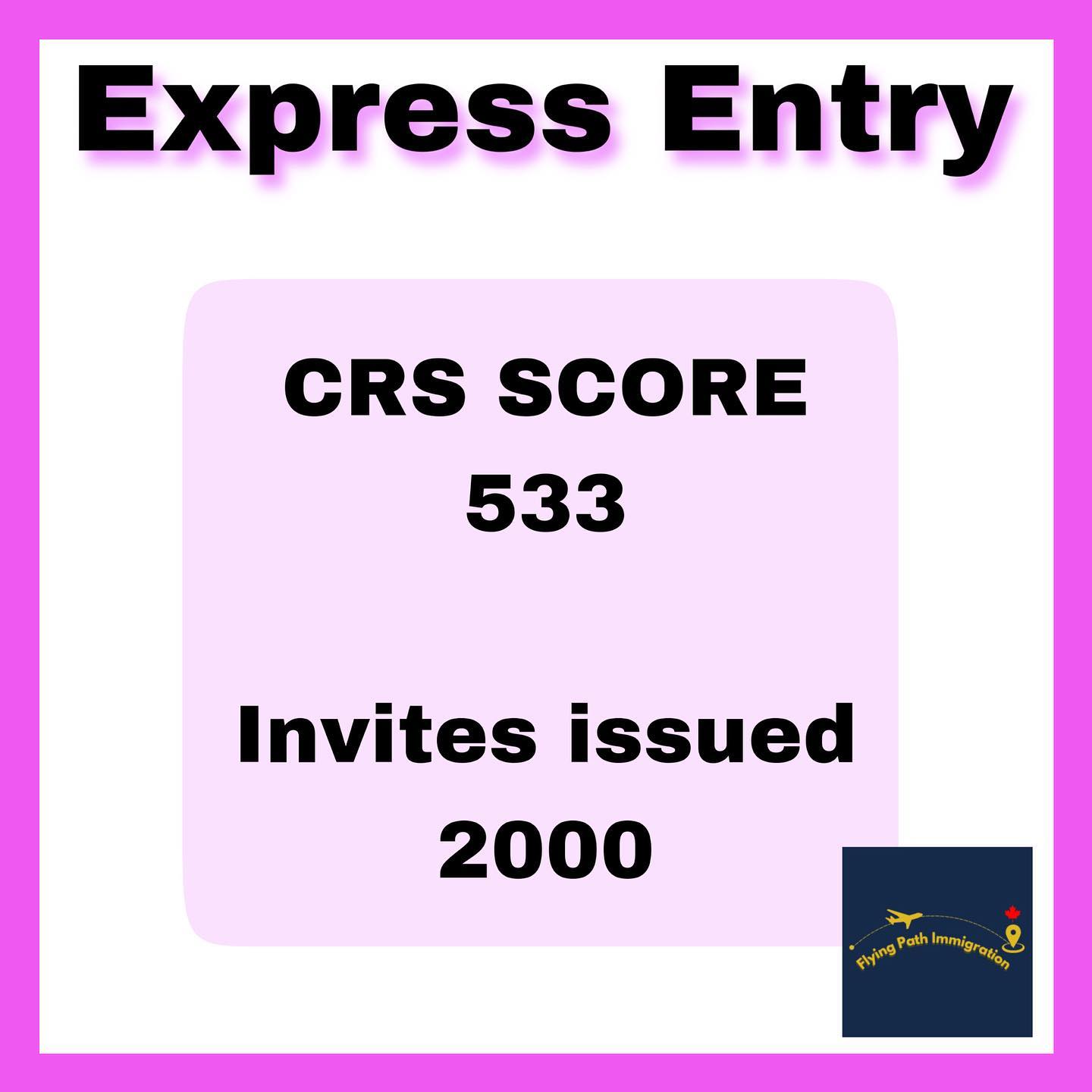 Flying Path Immigration - CRS score dropped by 7 points for the third ...