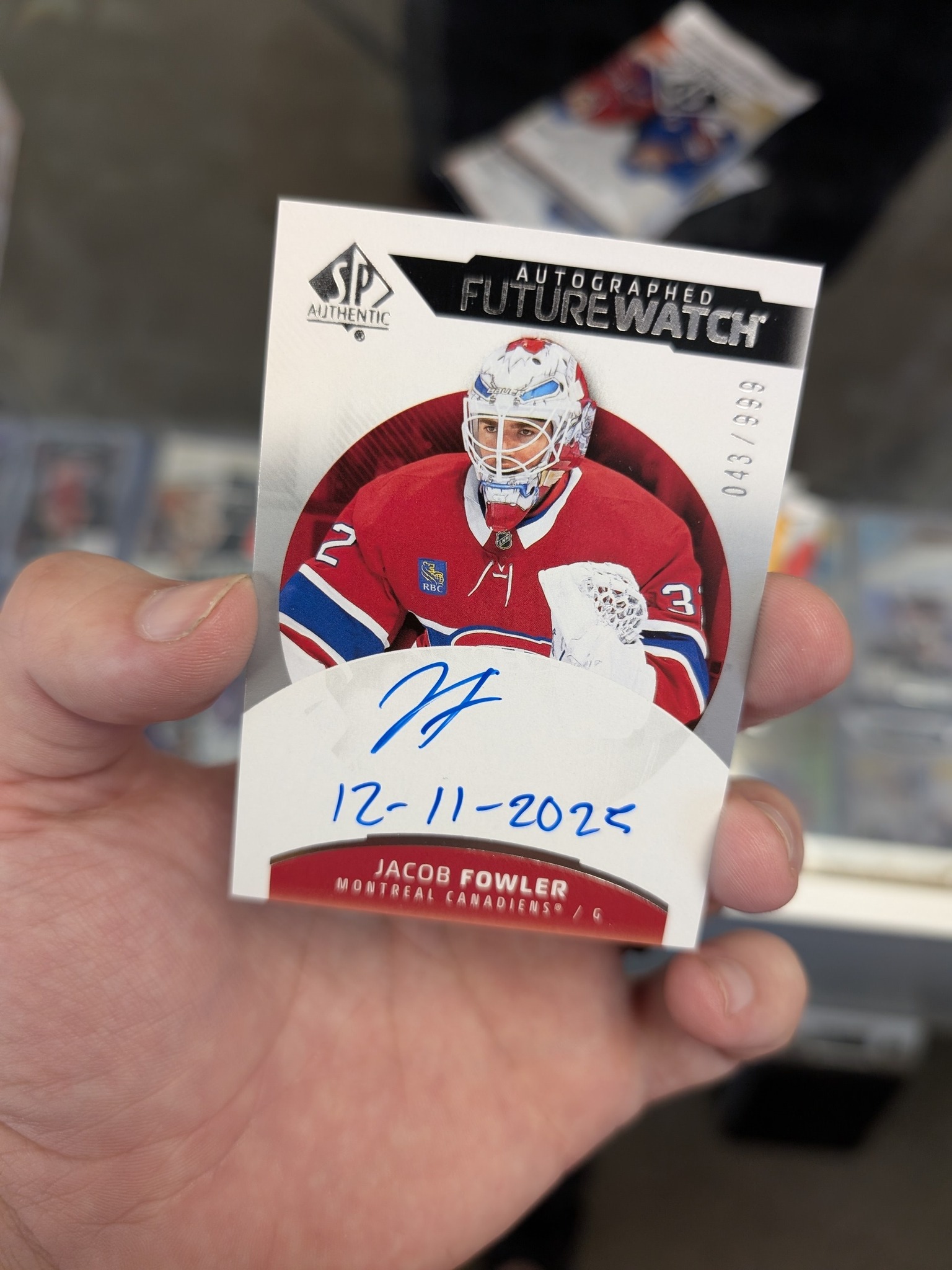 Check out this awesome dated future watch auto from the all new SP