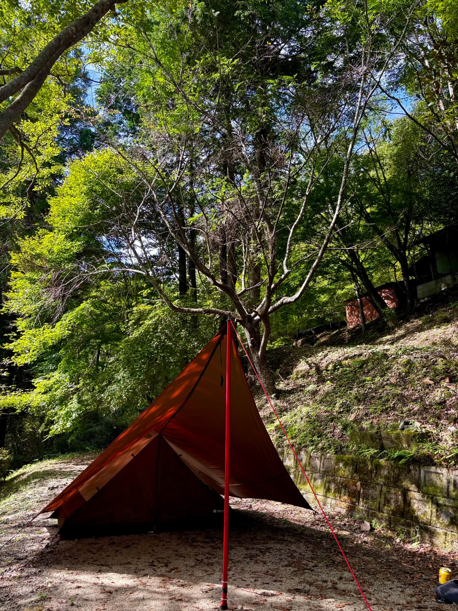 前回と同じ東神楽のキャンプ場にて1泊🏕 去年の秋に格安で買った