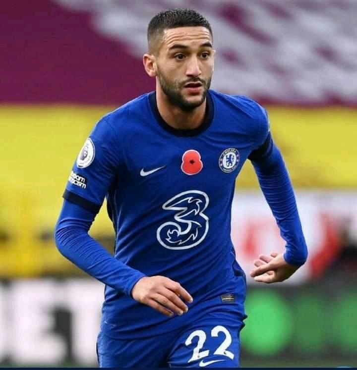 Hakim Ziyech on the front of Vogue Magazine.