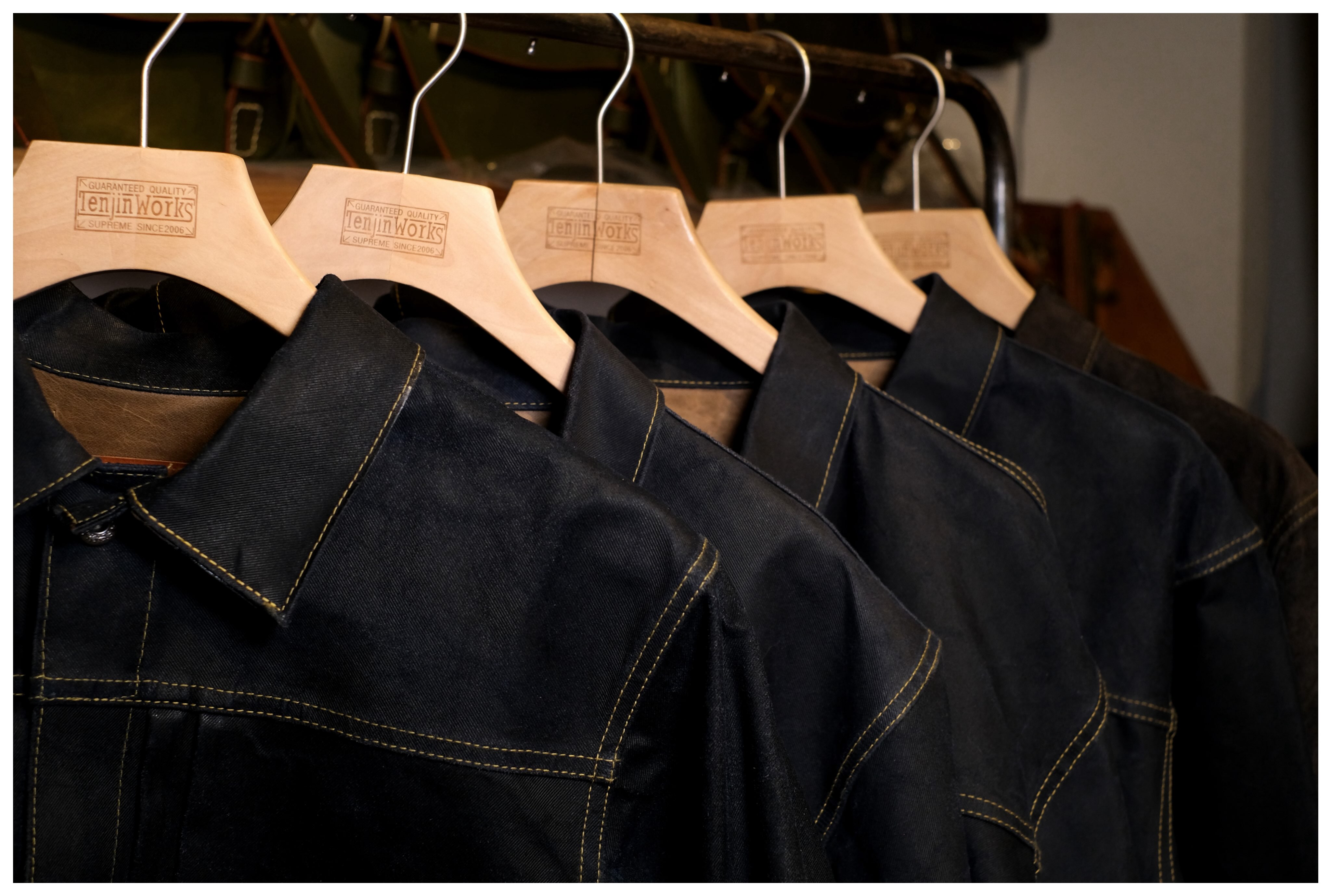天神ワークス - #tenjinworks #leather #workshirt #WS03 #kipleather