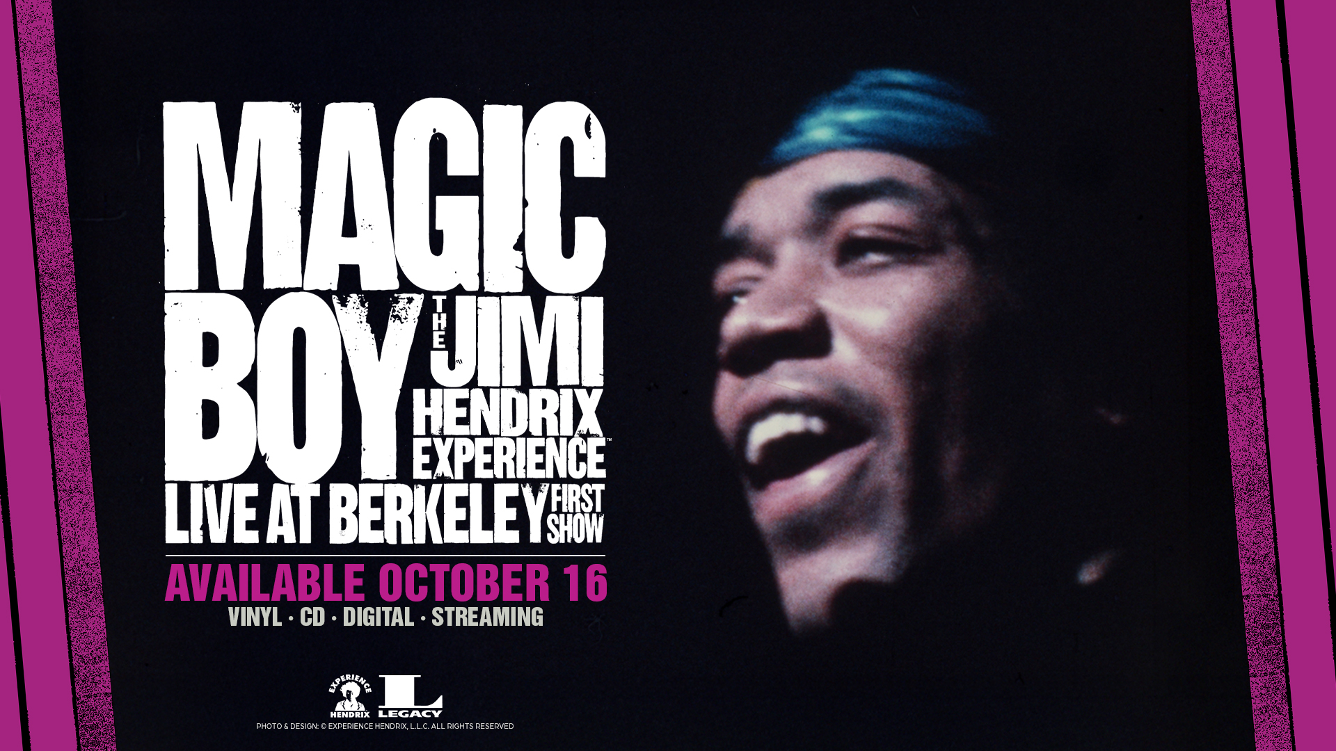 MAGIC BOY: THE JIMI HENDRIX EXPERIENCE LIVE AT BERKELEY (FIRST