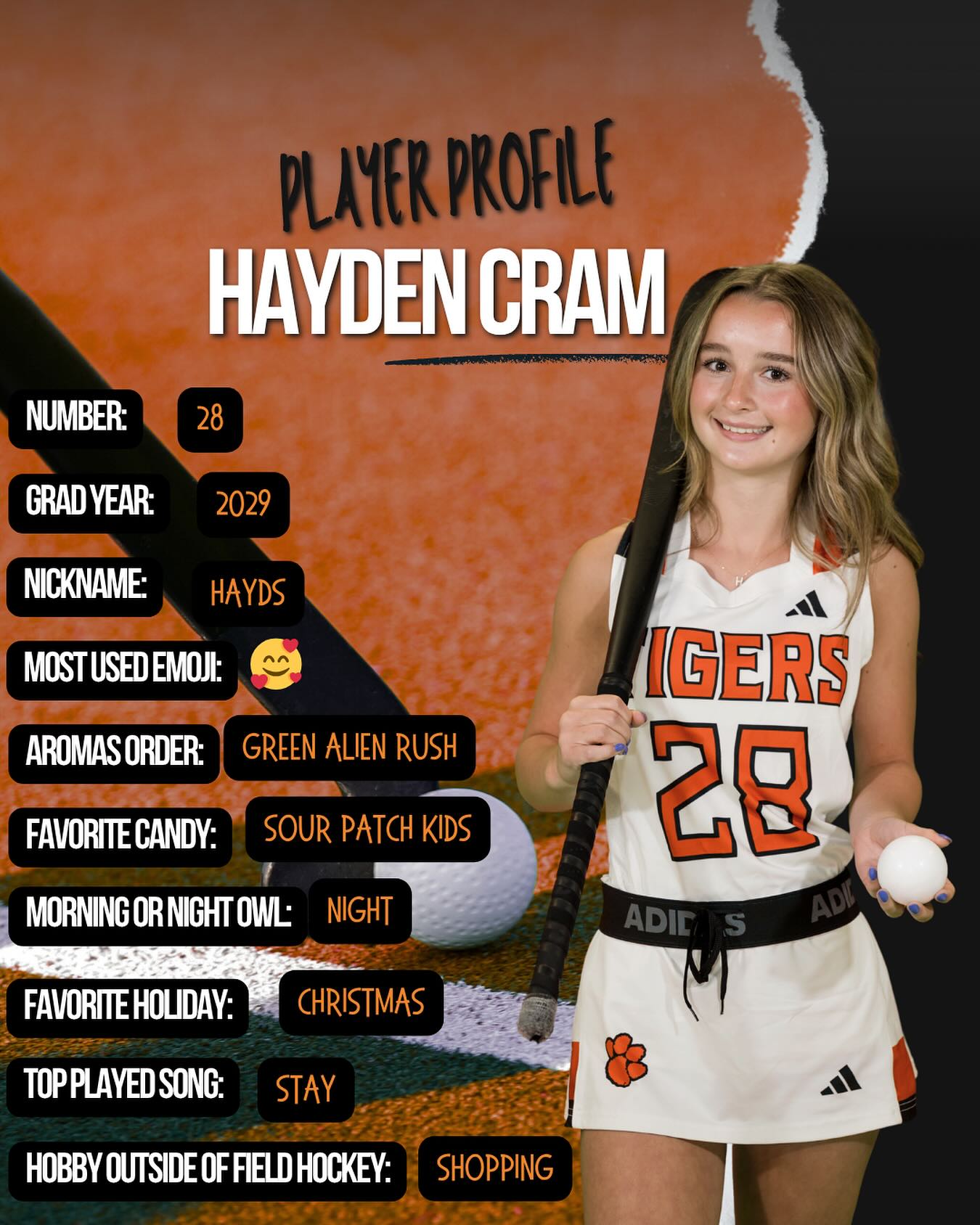 Introducing freshman #28, Hayden!🎄 - Biddeford Field Hockey | Facebook