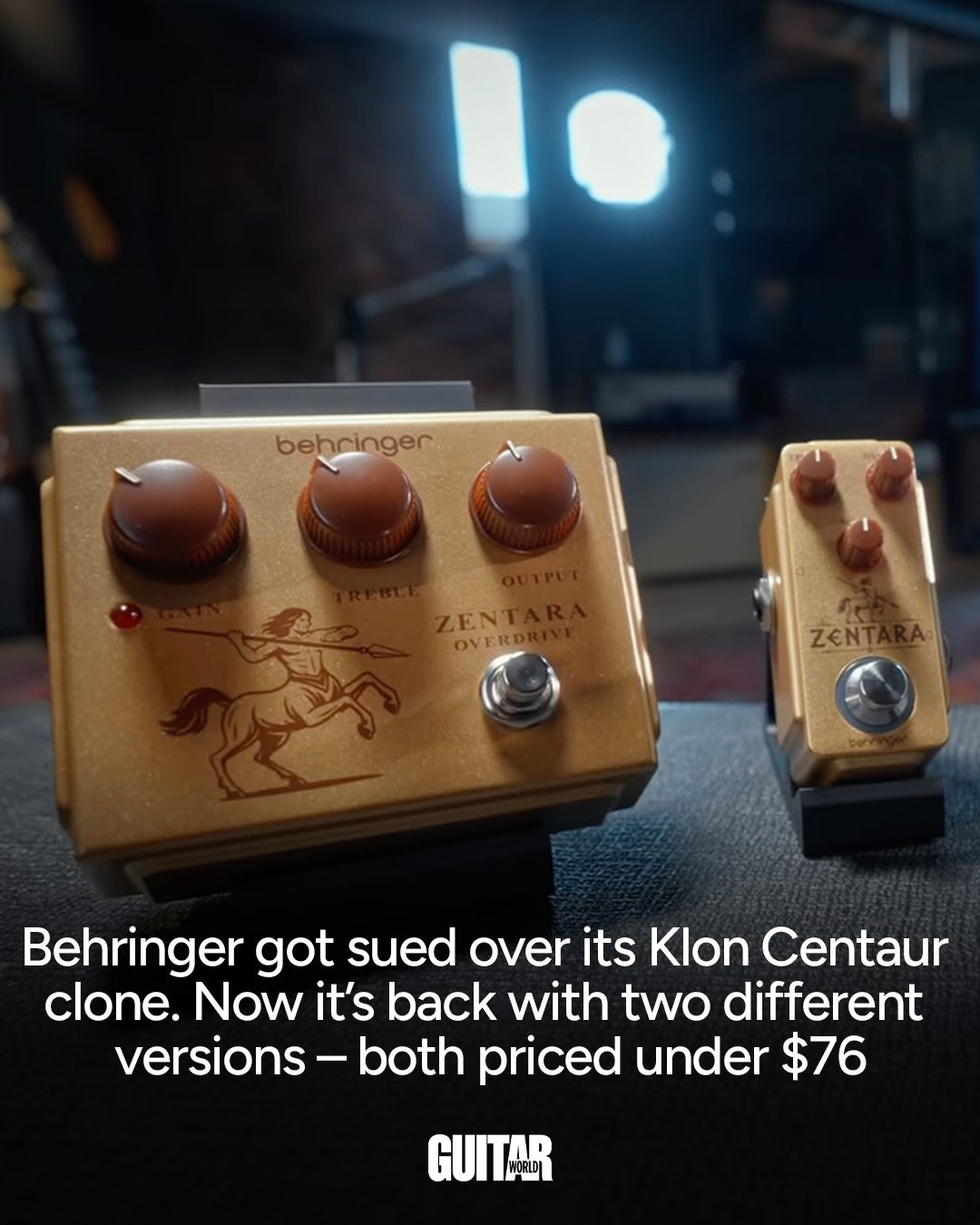 Getting hold of the cash for an original Klon Centaur pedal in