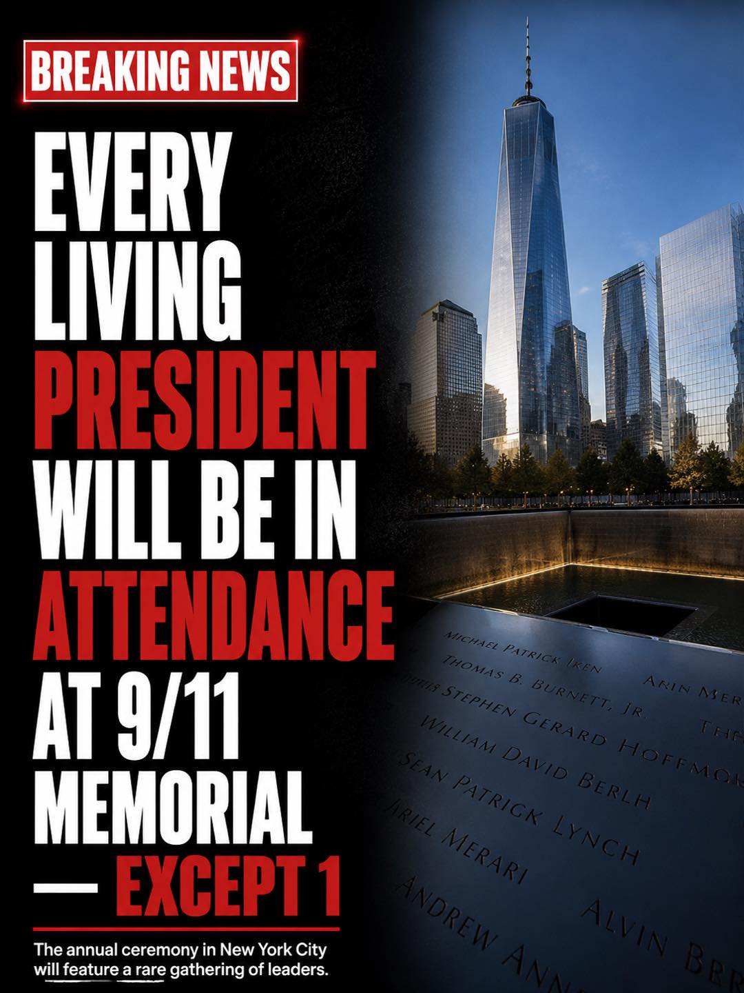 President Donald Trump commemorated the 25th anniversary of the