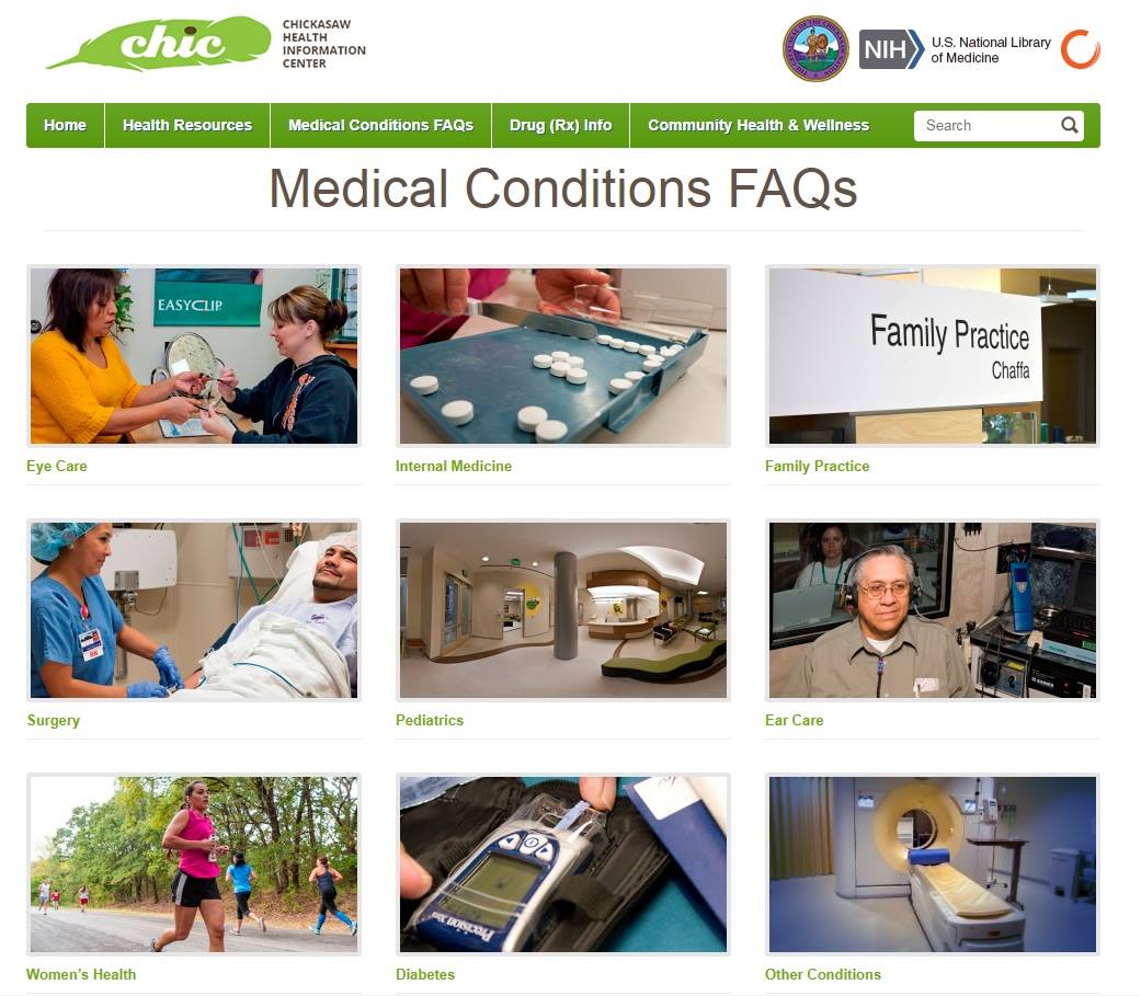The Chickasaw - The Chickasaw Health Information Center (CHIC) website ...