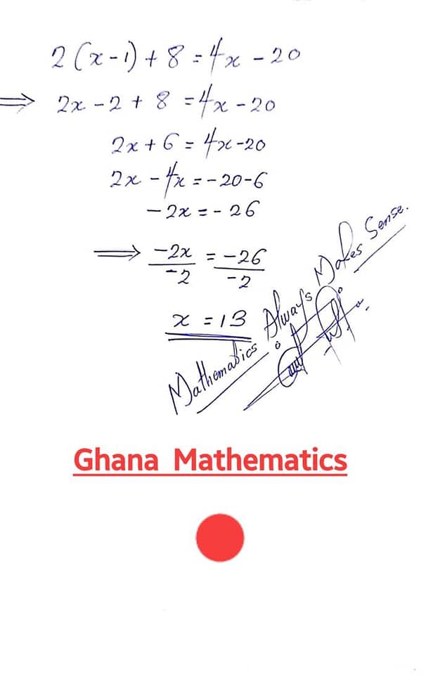 Ghana Mathematics | Accra