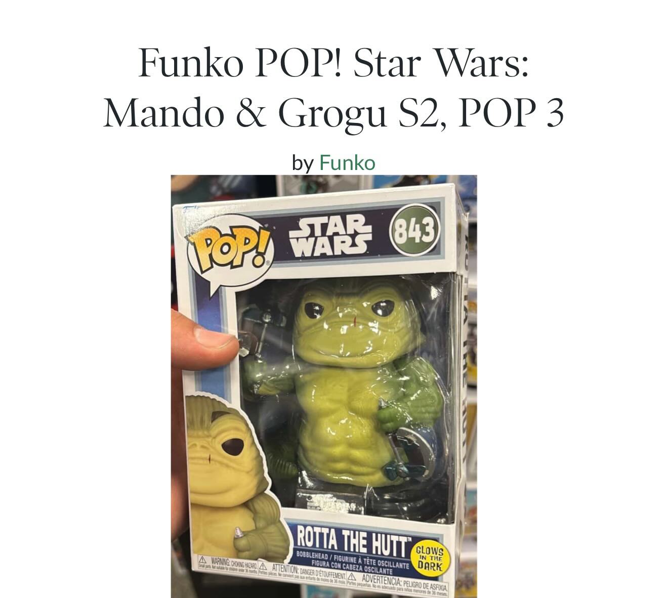 Rotta the Hutt is in stock at Barnes & Noble! Clang is in stock as 