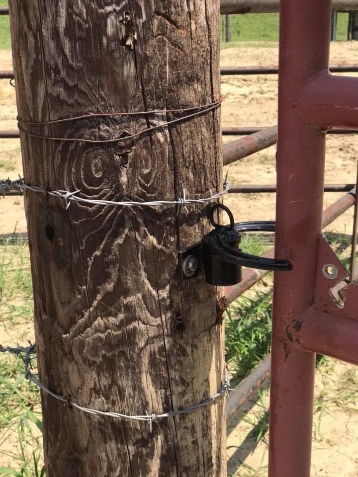 Twisted V Ranch Gate Latch