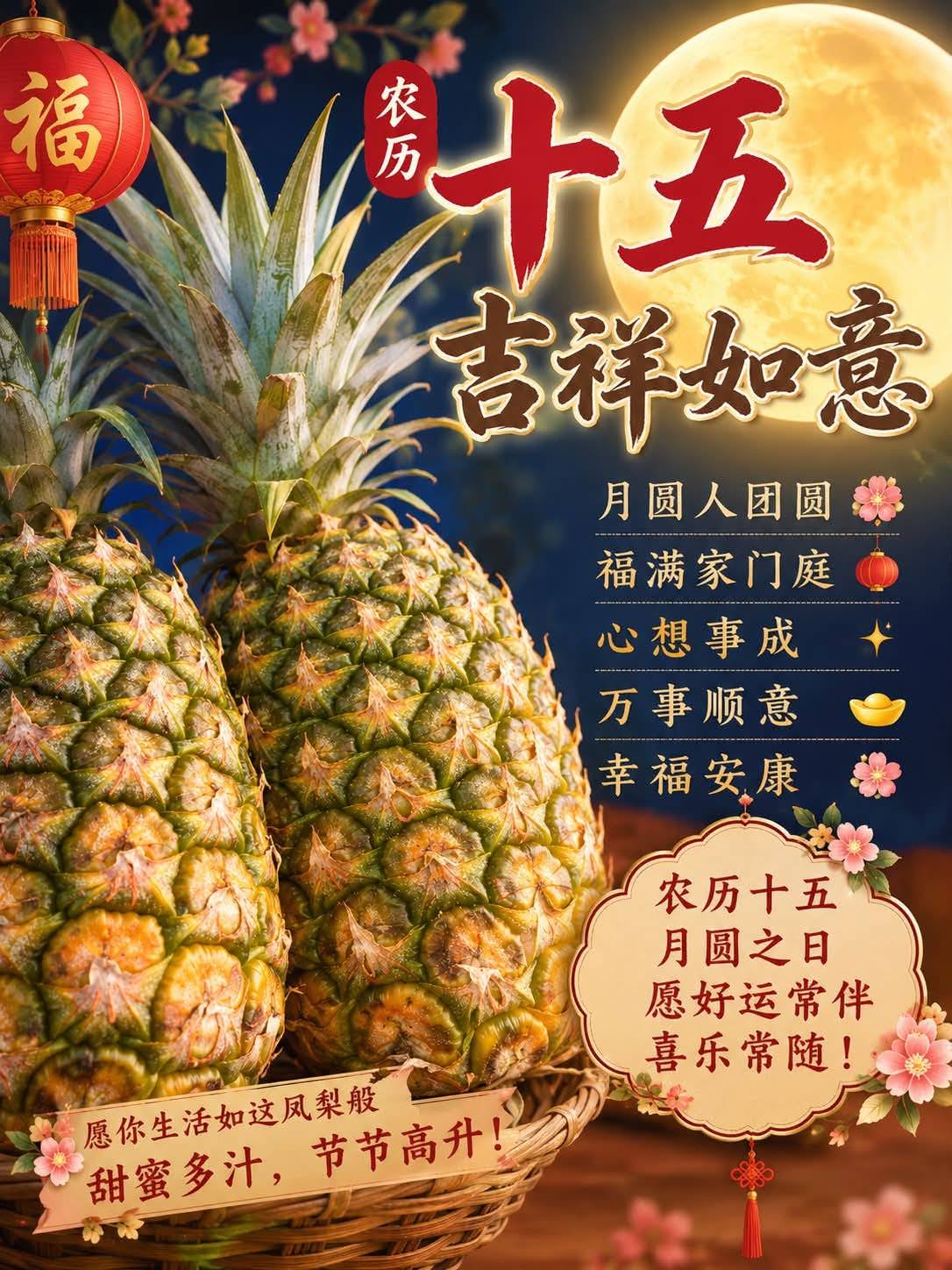 早安大家好祝福大家农历六月十五吉祥如意：阖家顺遂安康🧧