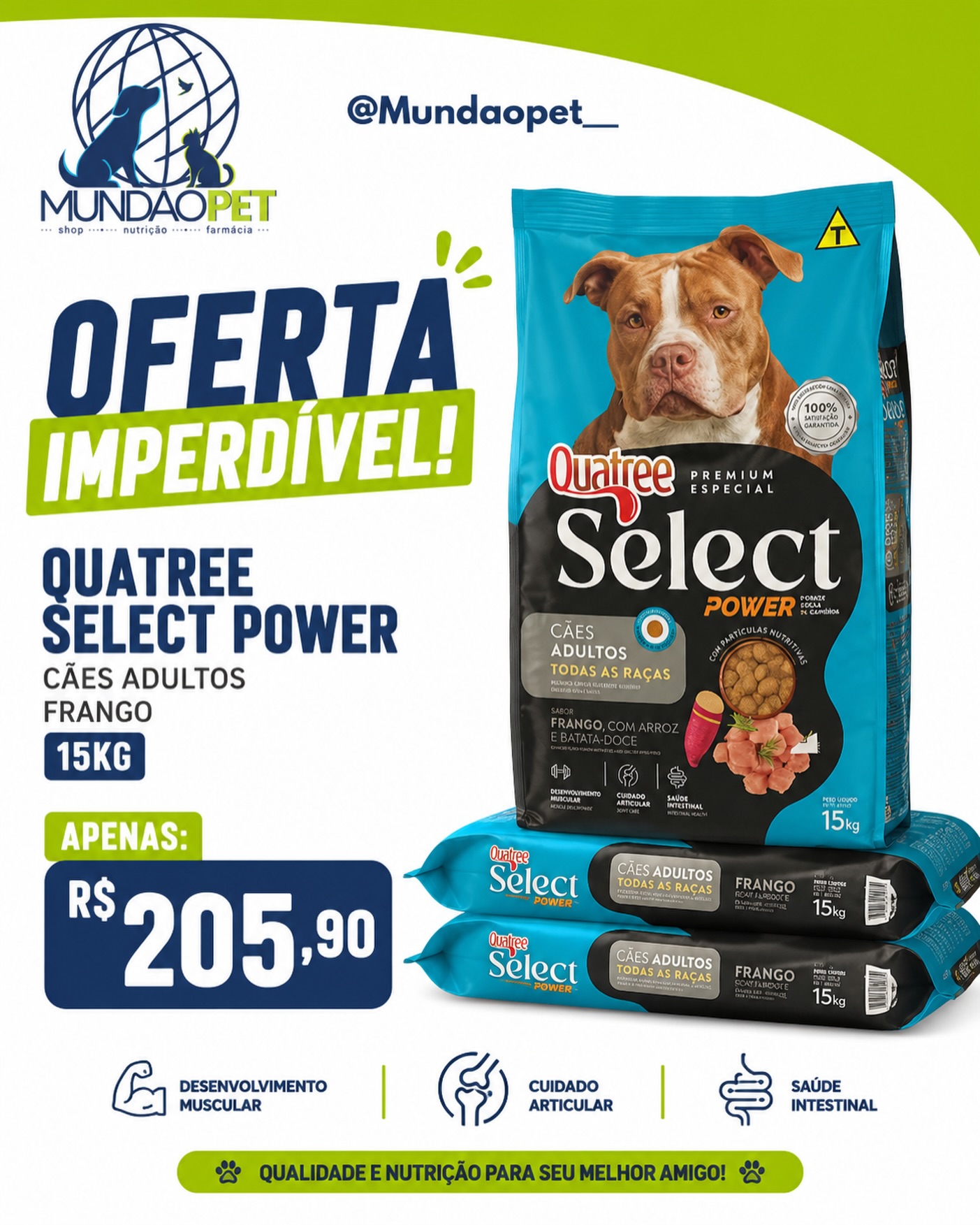 🐶💙 OFERTA IMPERDÍVEL NO MUNDÃO PET! 💙🐶 Seu melhor amigo merece