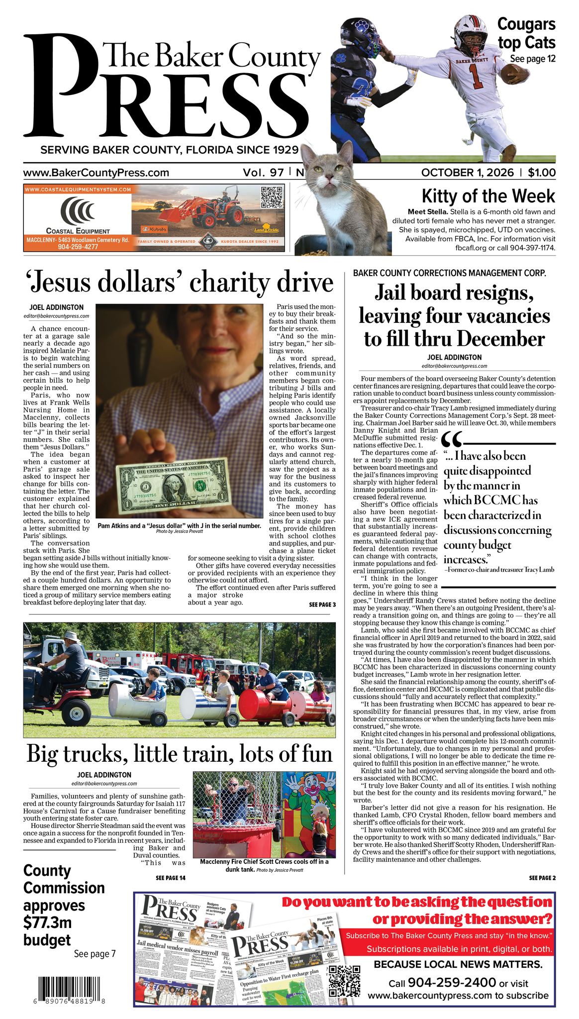 The Baker County Press | Facebook