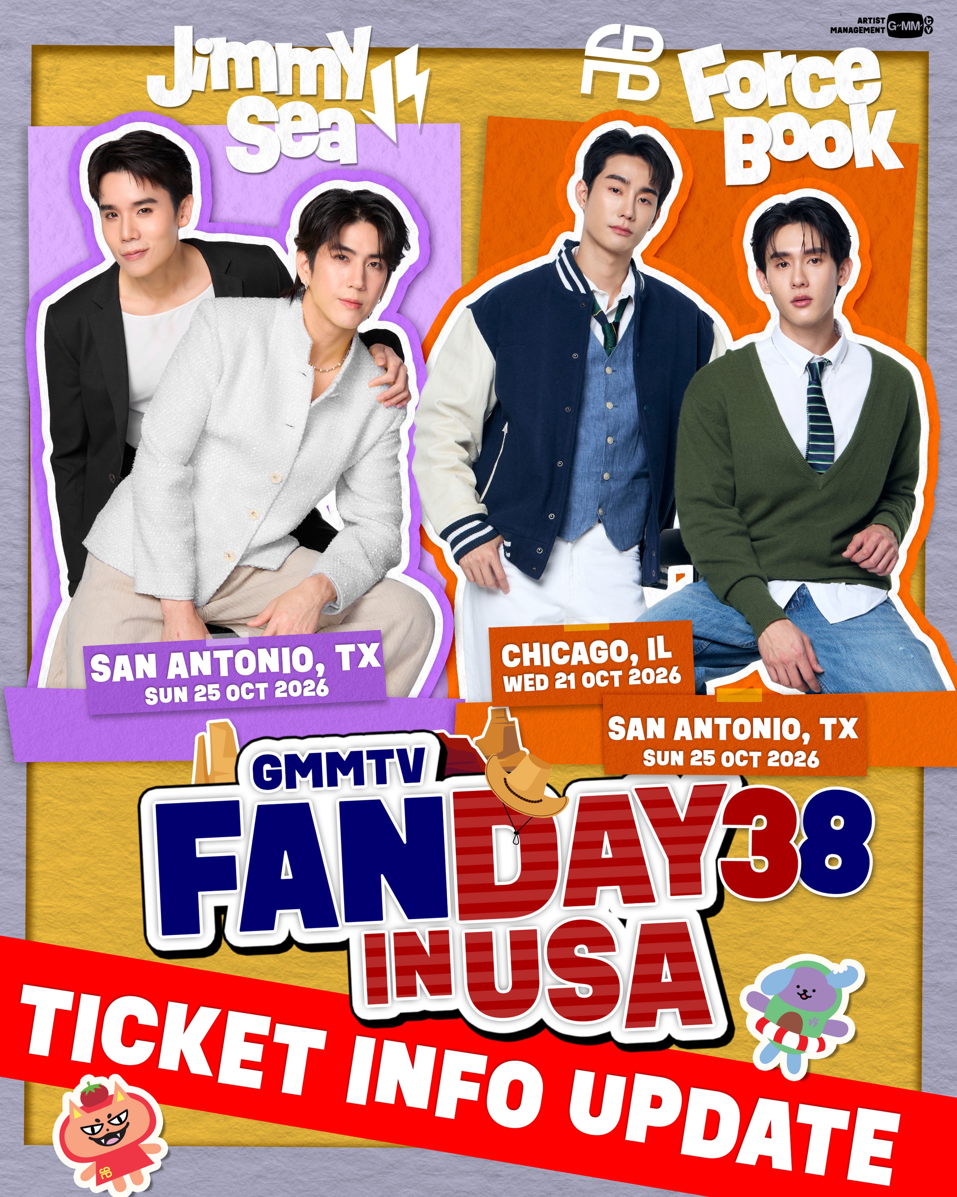 GMMTV - チケット好評発売中！！ GMMTV FANDAY 30 チケット情報 🎫Thai
