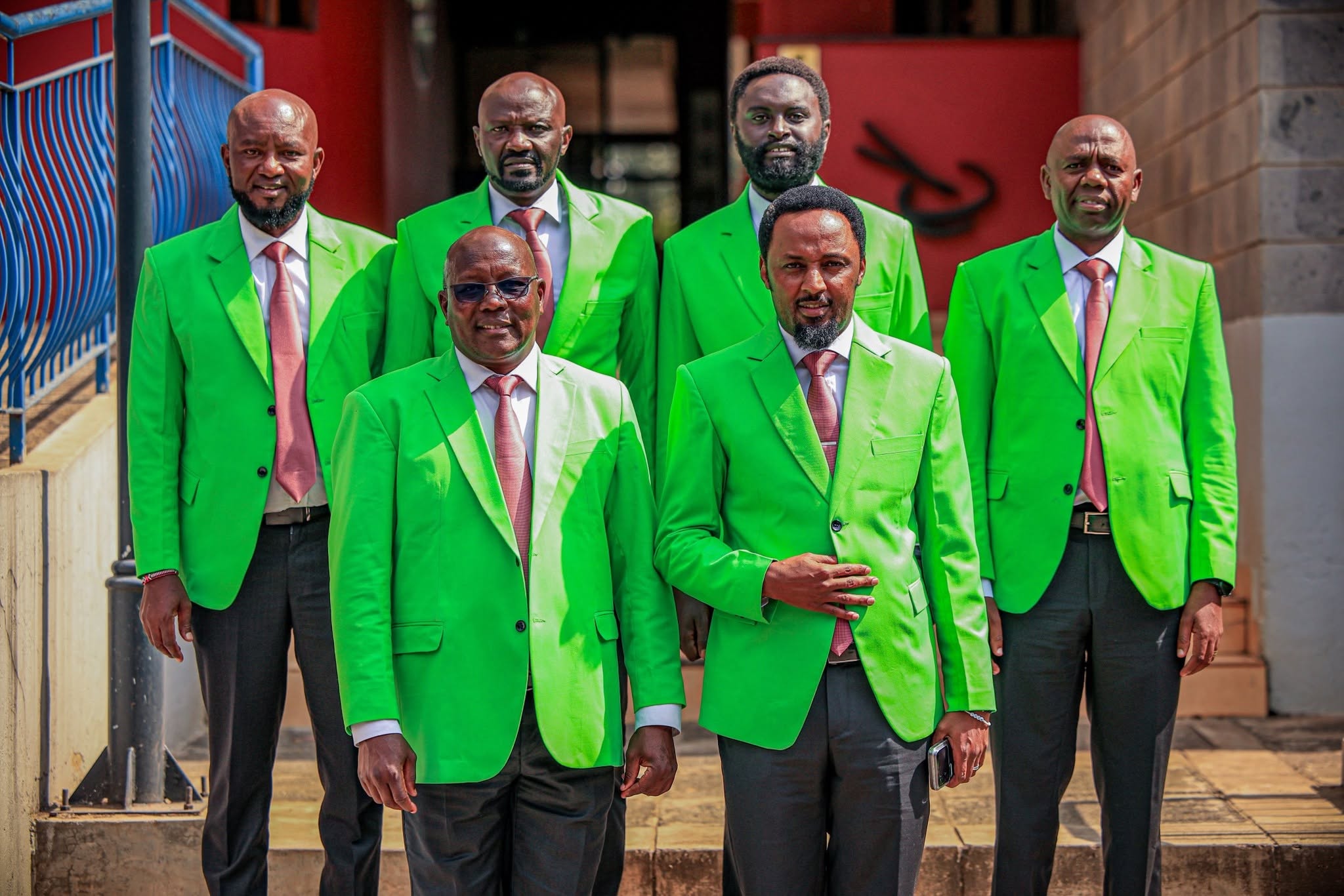 senator in green dress at inauguration Men Green: DCP-allied Senators unveil their post-Ol-Kalou couture Parliament Grounds as they show up in matching blazers They are Karungo wa Thang'wa (Kiambu), John Methu (Nyandarua), Joe Nyutu (Murang'a) SCHL007452_ARG_XXL