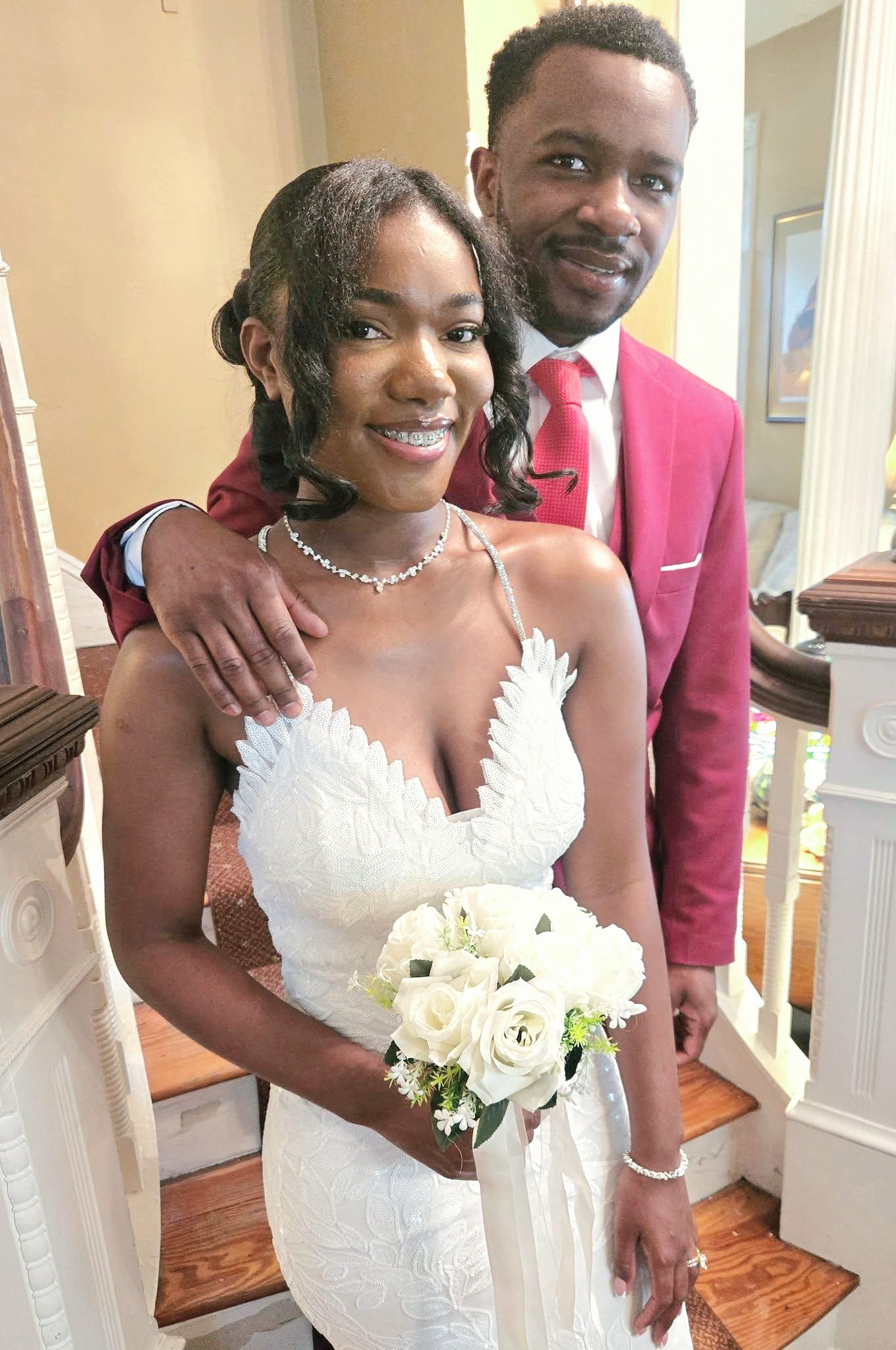 Please join us in congratulating Rashanna & Fitzroy of Hampton, Va! They were married in the Wedding Chapel on July 18th, 2026