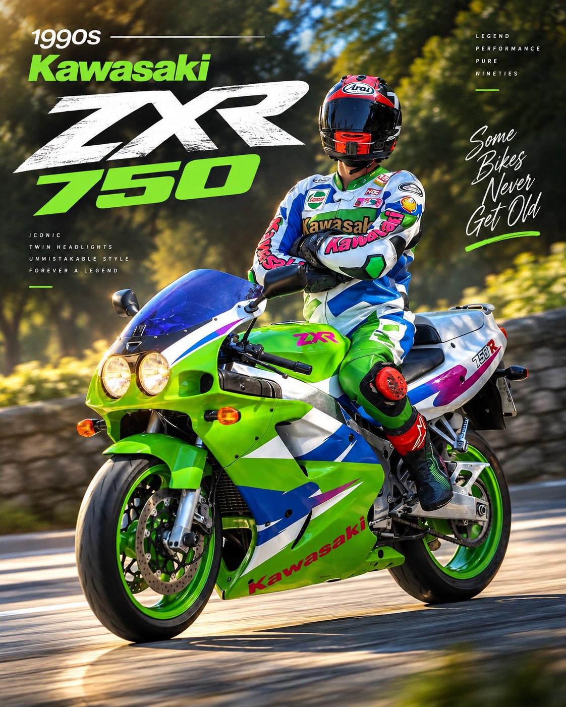 Kawasaki ZXR750 — The 1990s Superbike Icon Few motorcycles capture