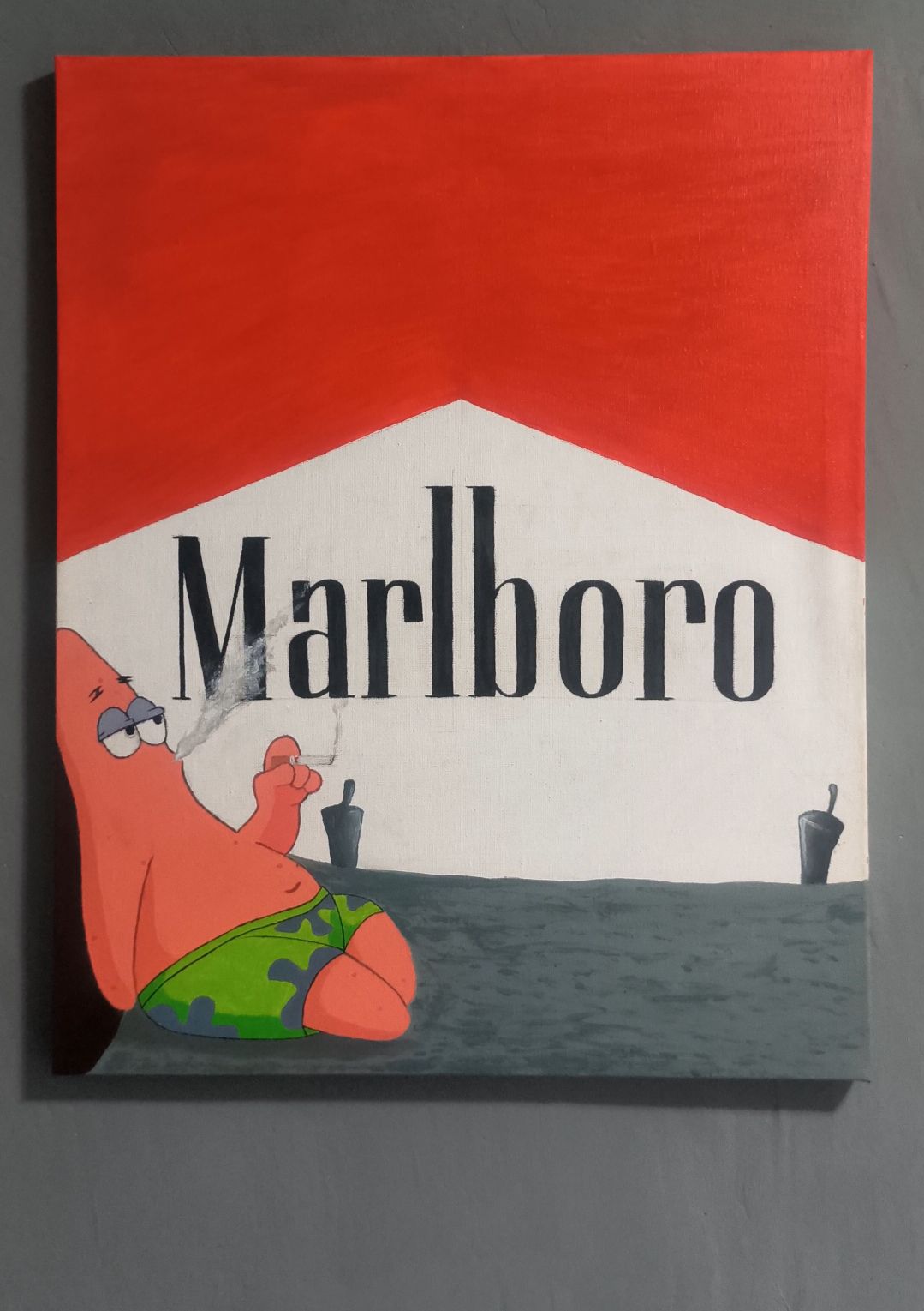 Marlboro medium acrylic art for sale