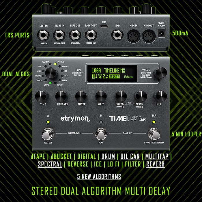 Strymon Announces New Timeline MX Multi-Delay Work-station