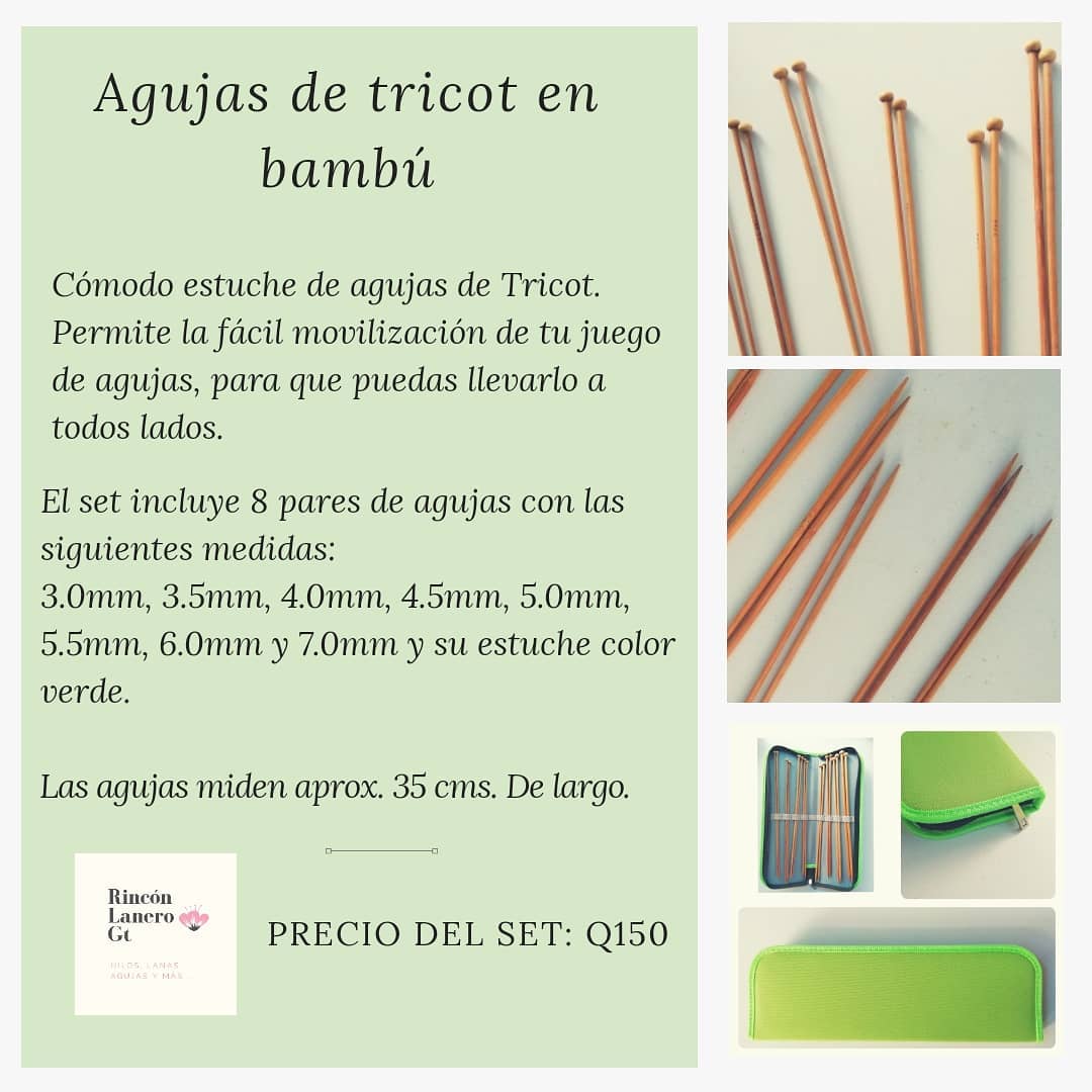 Agujas De Bambú De Ganchillo | Compra Online En