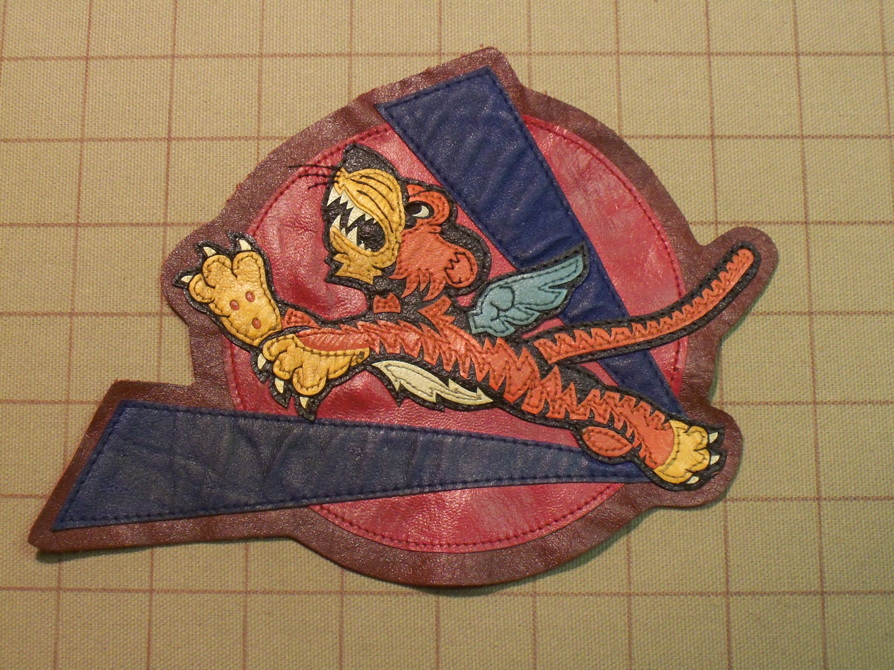 WWII USAAF Disney, Black Cat 48th Fighter Squadron Jacket Patch.