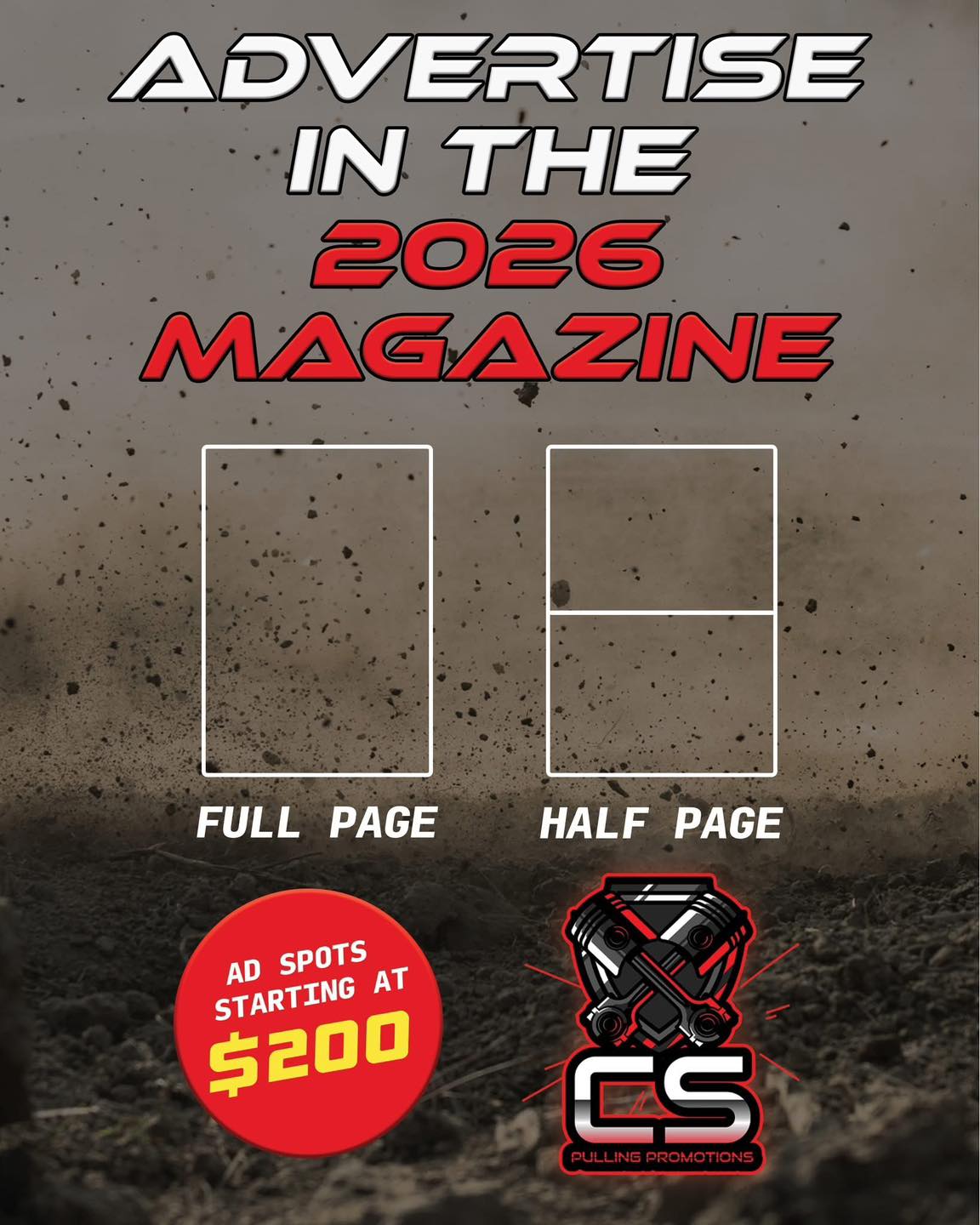 CS - The deadline for advertising in the 2026 magazine is coming up ...