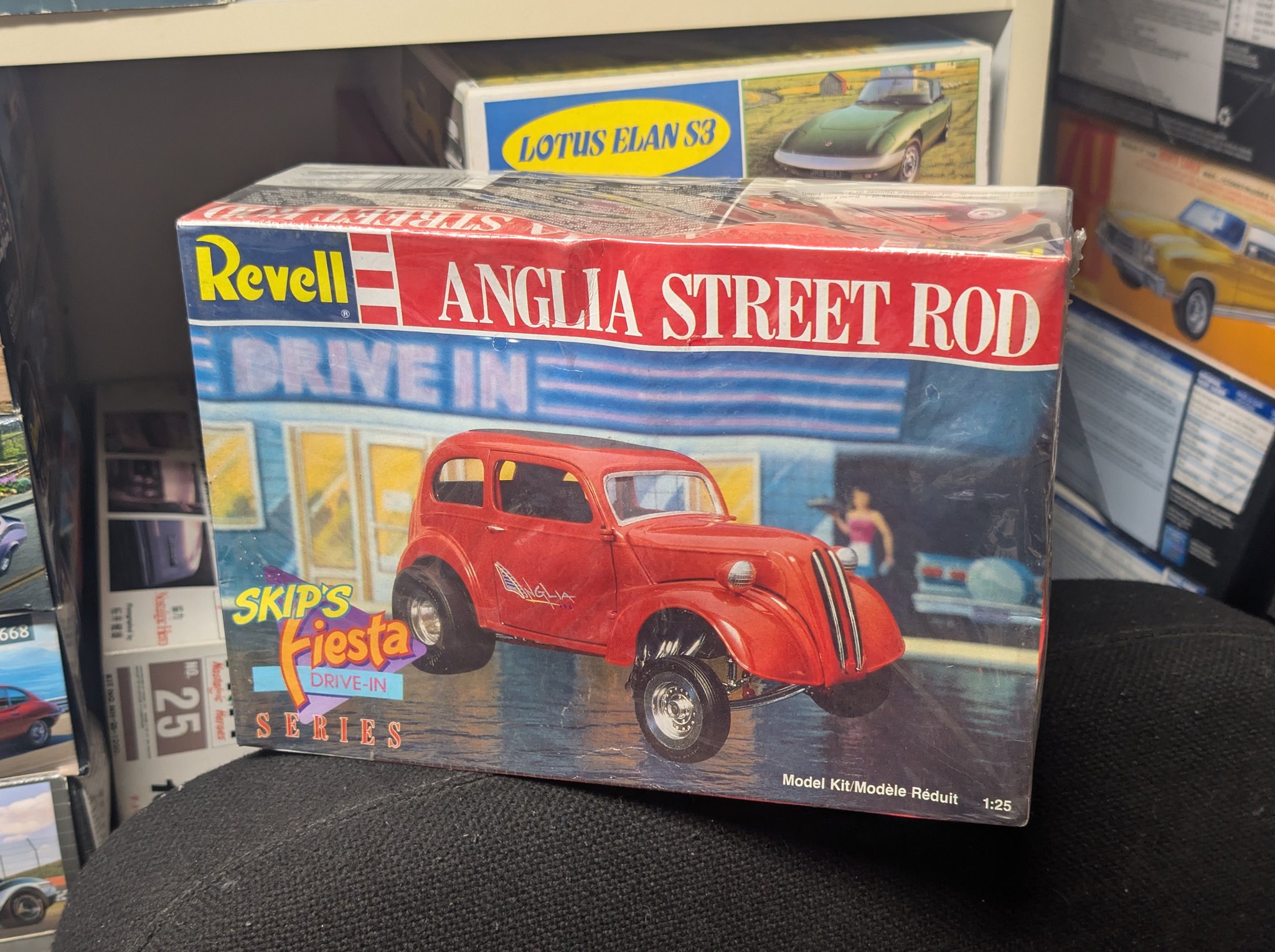 Building Anglia gasser for drag racing