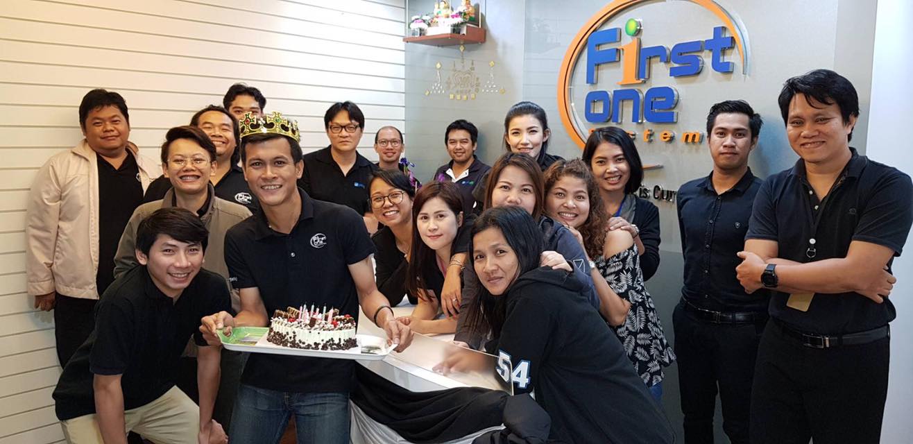 Happy birthday นาย แบงค์ ใหญ่ - First One Systems Co.,Ltd.
