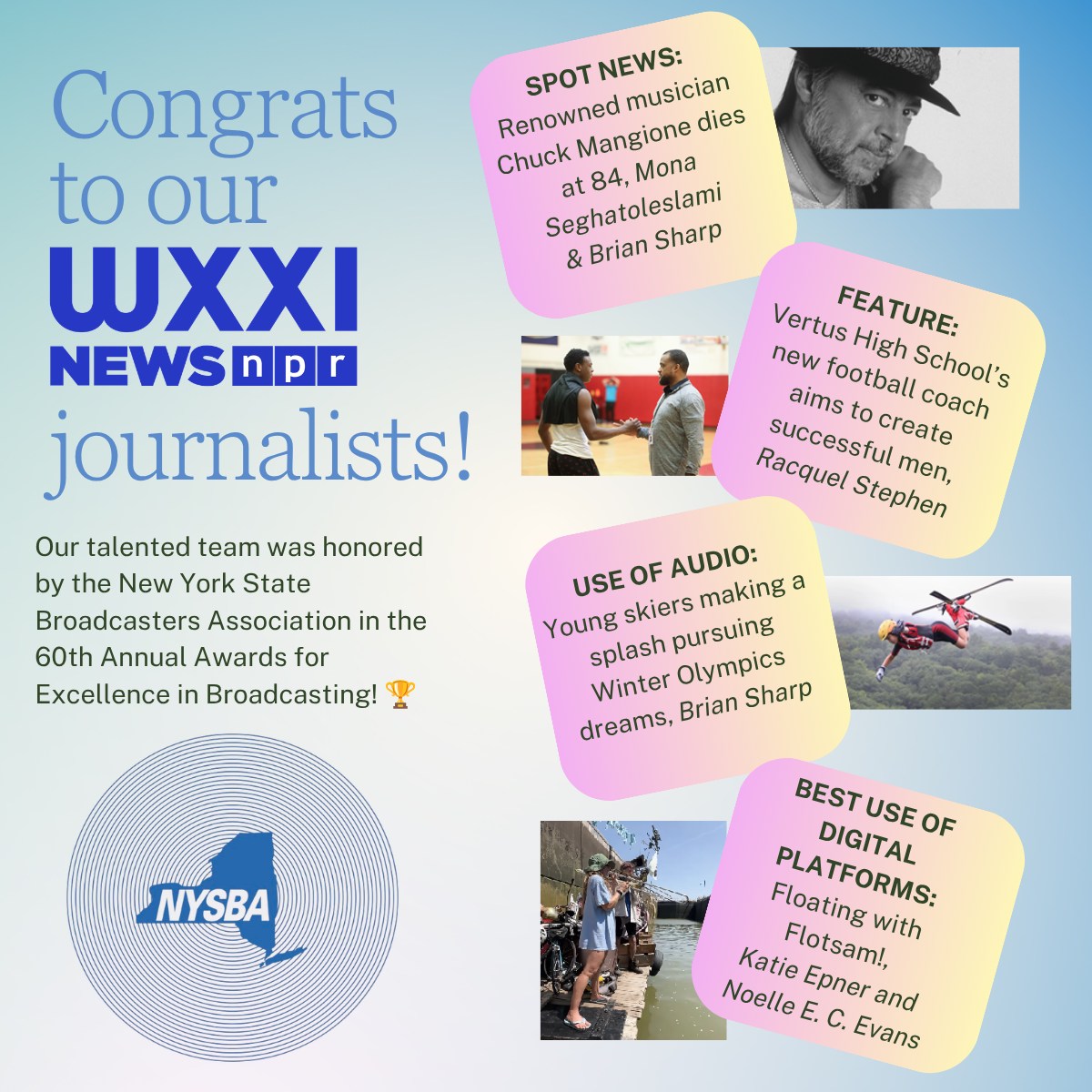 WXXI News journalists win New York State Broadcasters Association 