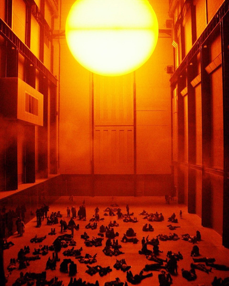 The Weather Project' (2003) ☀️ by renowned Icelandic–Danish