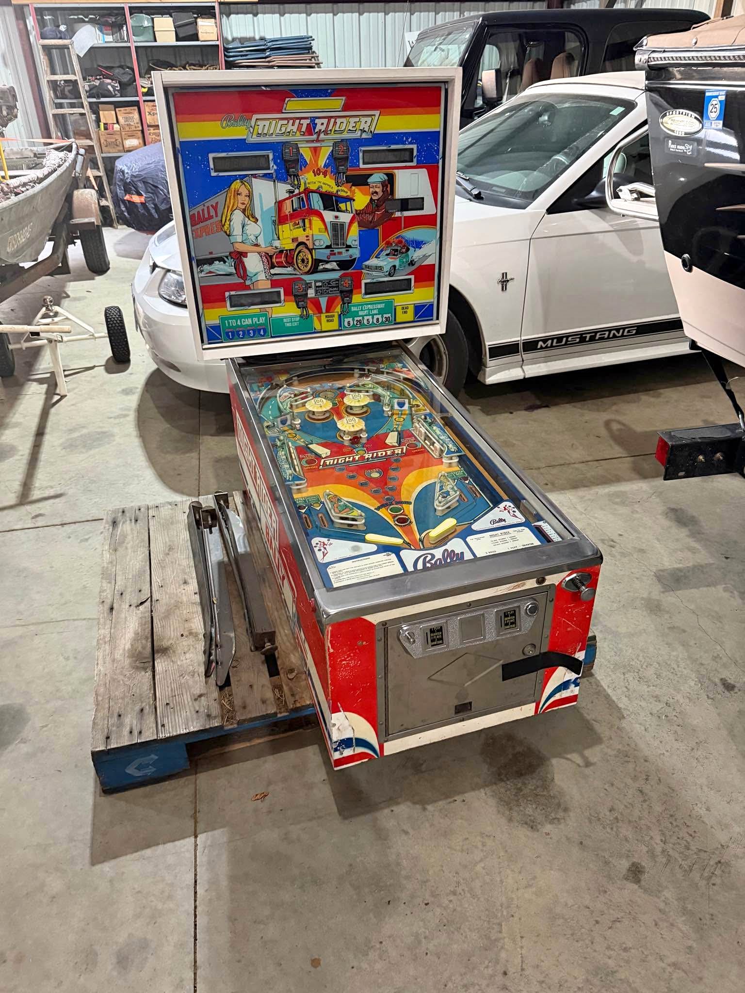 Balley Night Rider Pinball Machine - Slot Machines - Tea, South Dakota ...