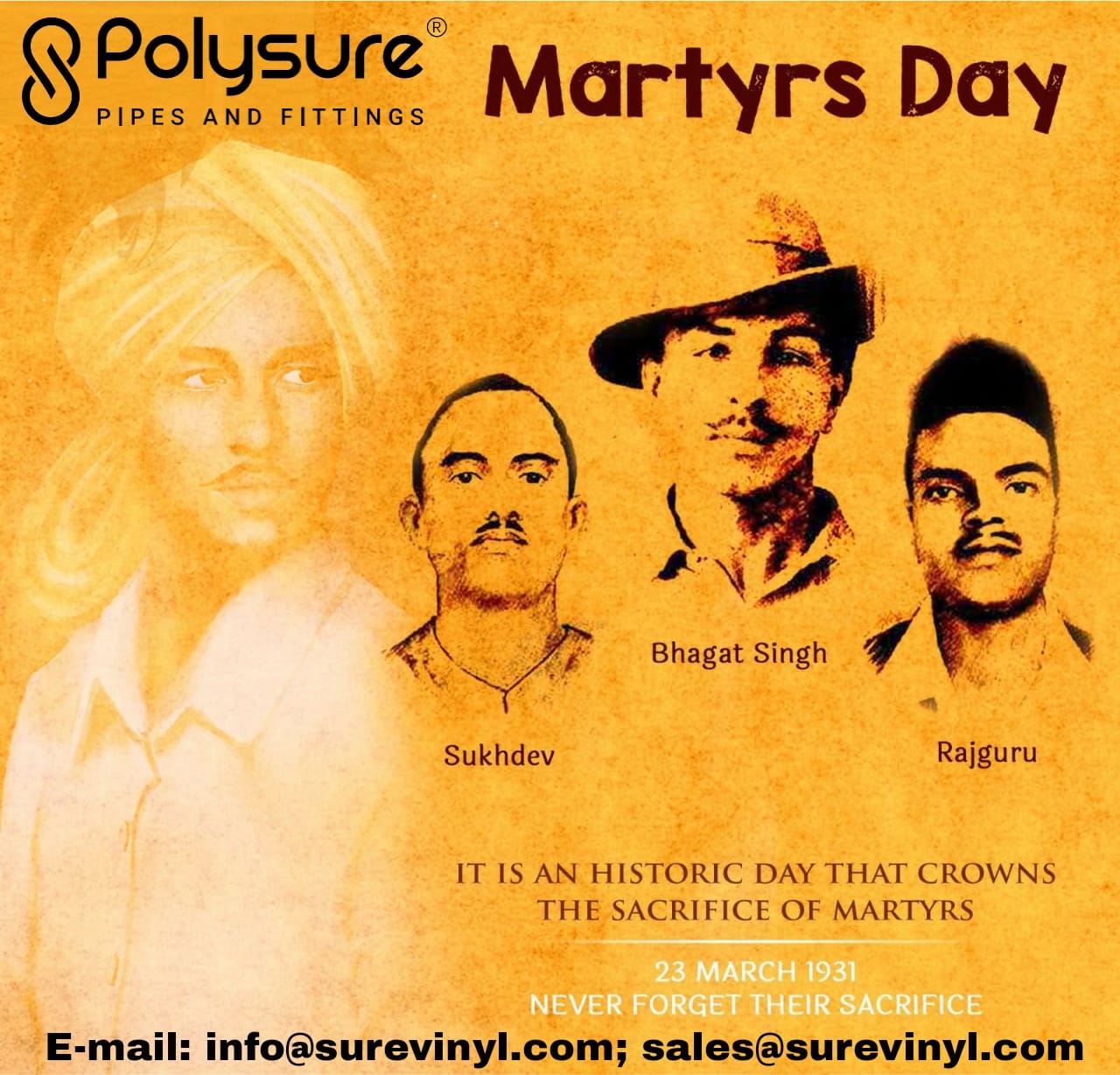 Death anniversary of Indian... - Polysure pipes & fitting | Facebook
