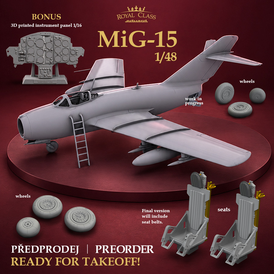Eduard - Brassin set of AGM-114 Hellfire air-to-surface rockets in
