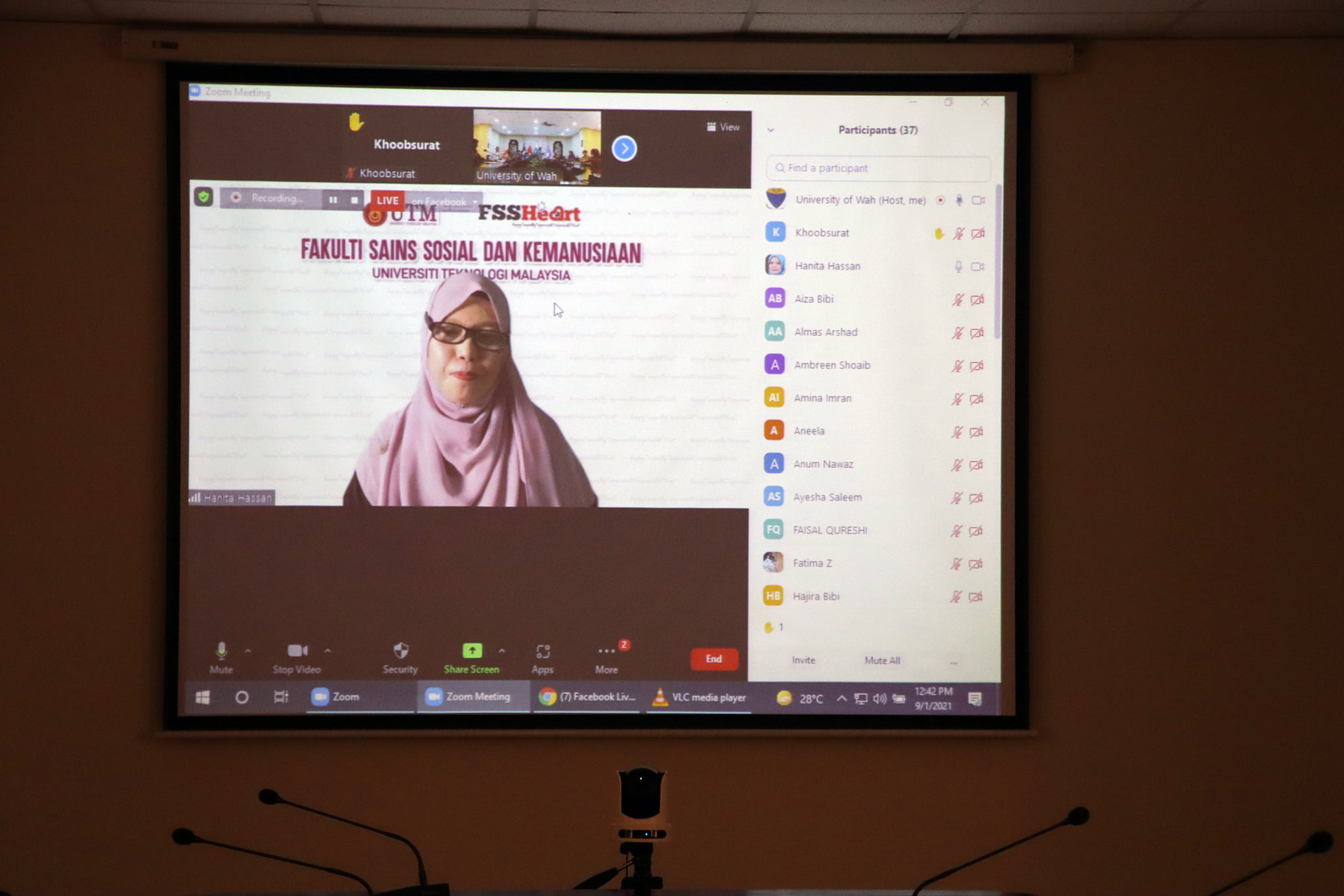 Department of English, as part of its... - University of Wah