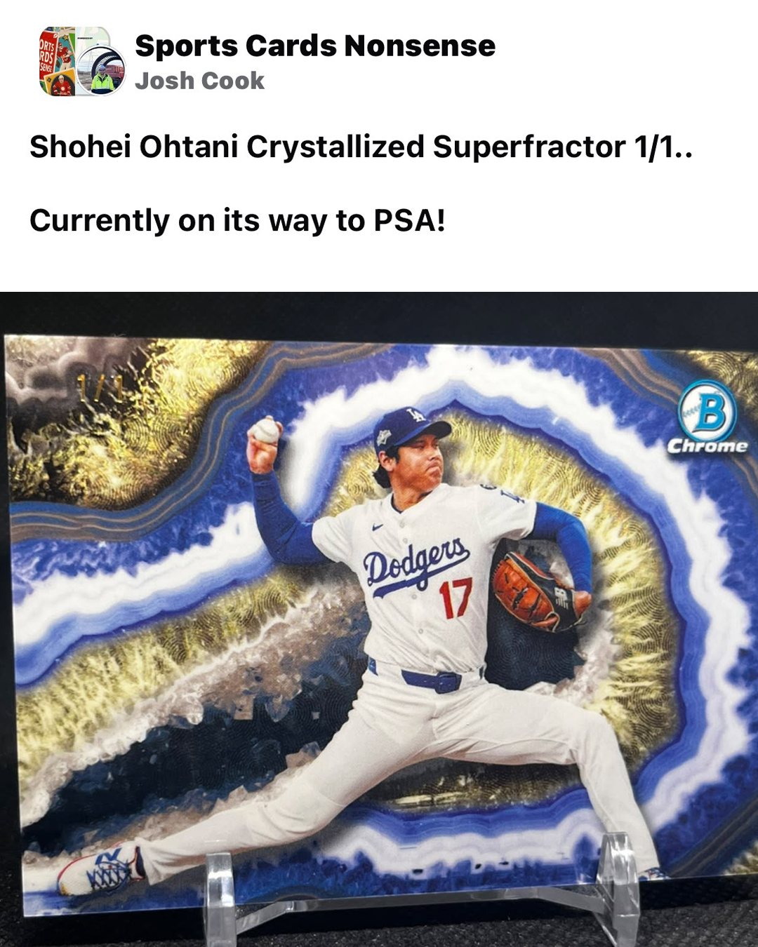 FIRST LOOK: Shohei Ohtani's 1/1 Ultra Violet Superfractor in 2026