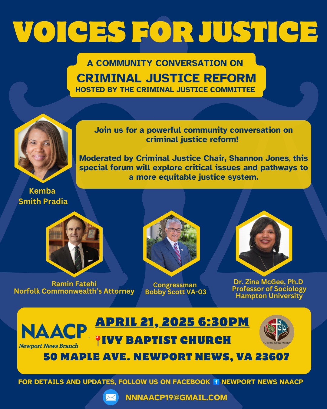 Voices for Justice: A Community Conversation on Criminal Justice Reform