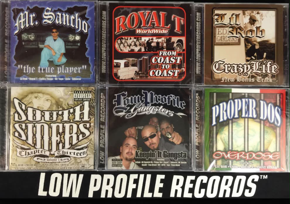 Low Profile Records classic Chicano rap CD package deals
