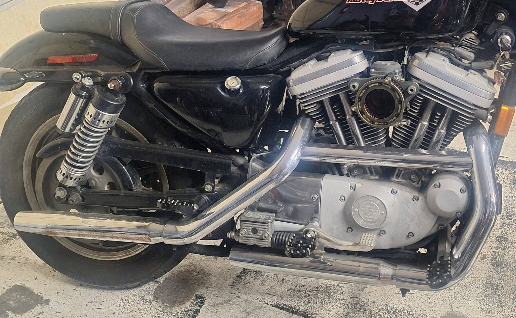 Customizing my 1998 Harley Davidson Sportster XL1200S with chrome 